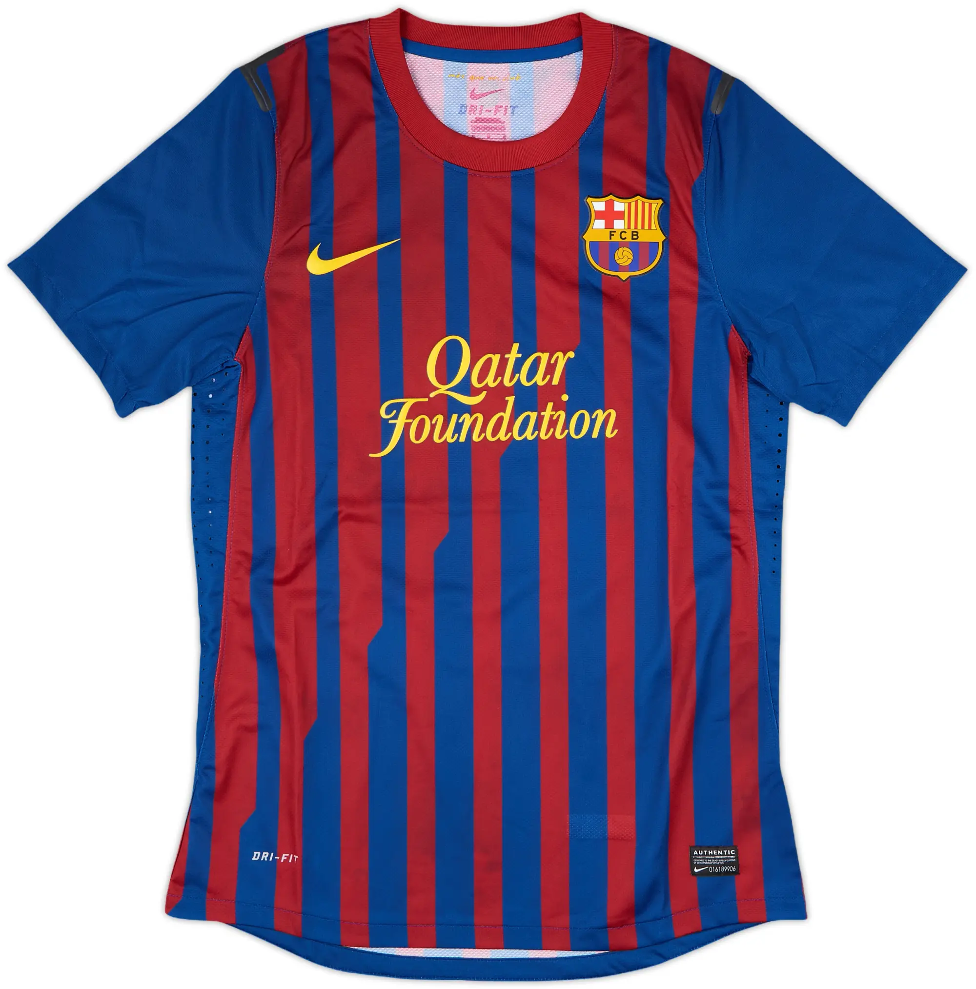 Nike Barcelona Mens SS Player Issue Home Shirt 2011/12