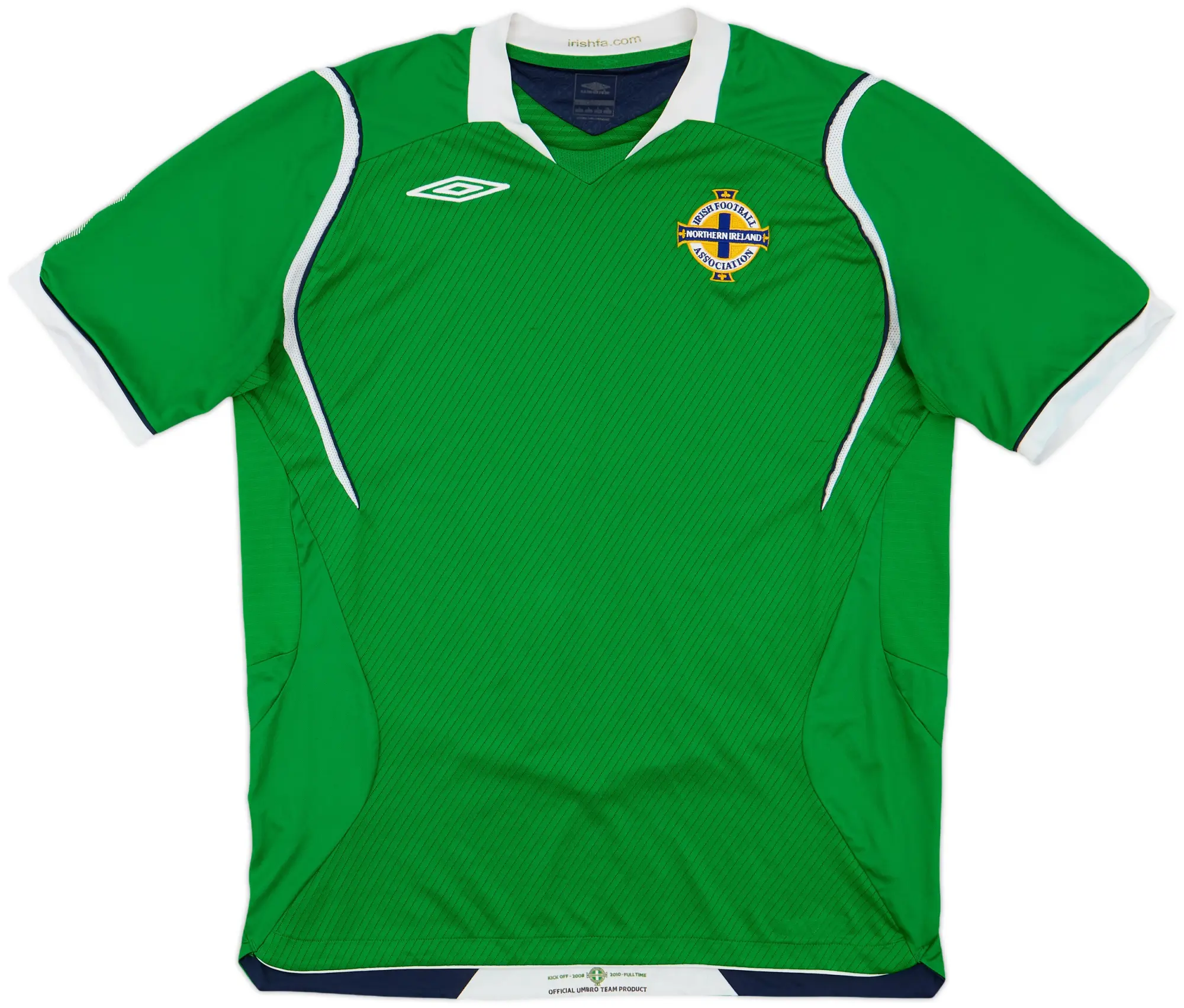 Umbro Northern Ireland Mens SS Home Shirt 2008