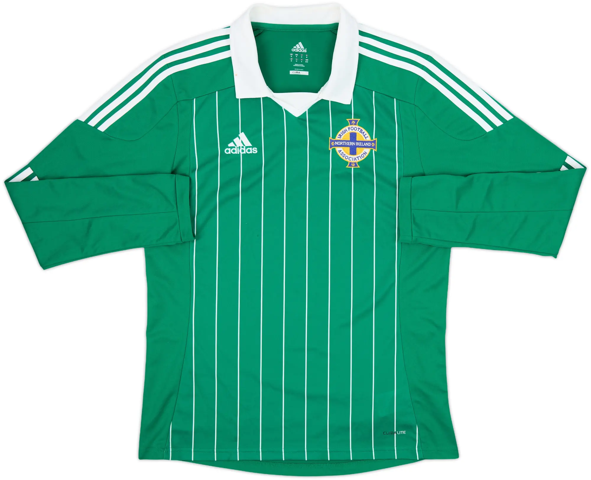 adidas Northern Ireland Mens LS Home Shirt 2012