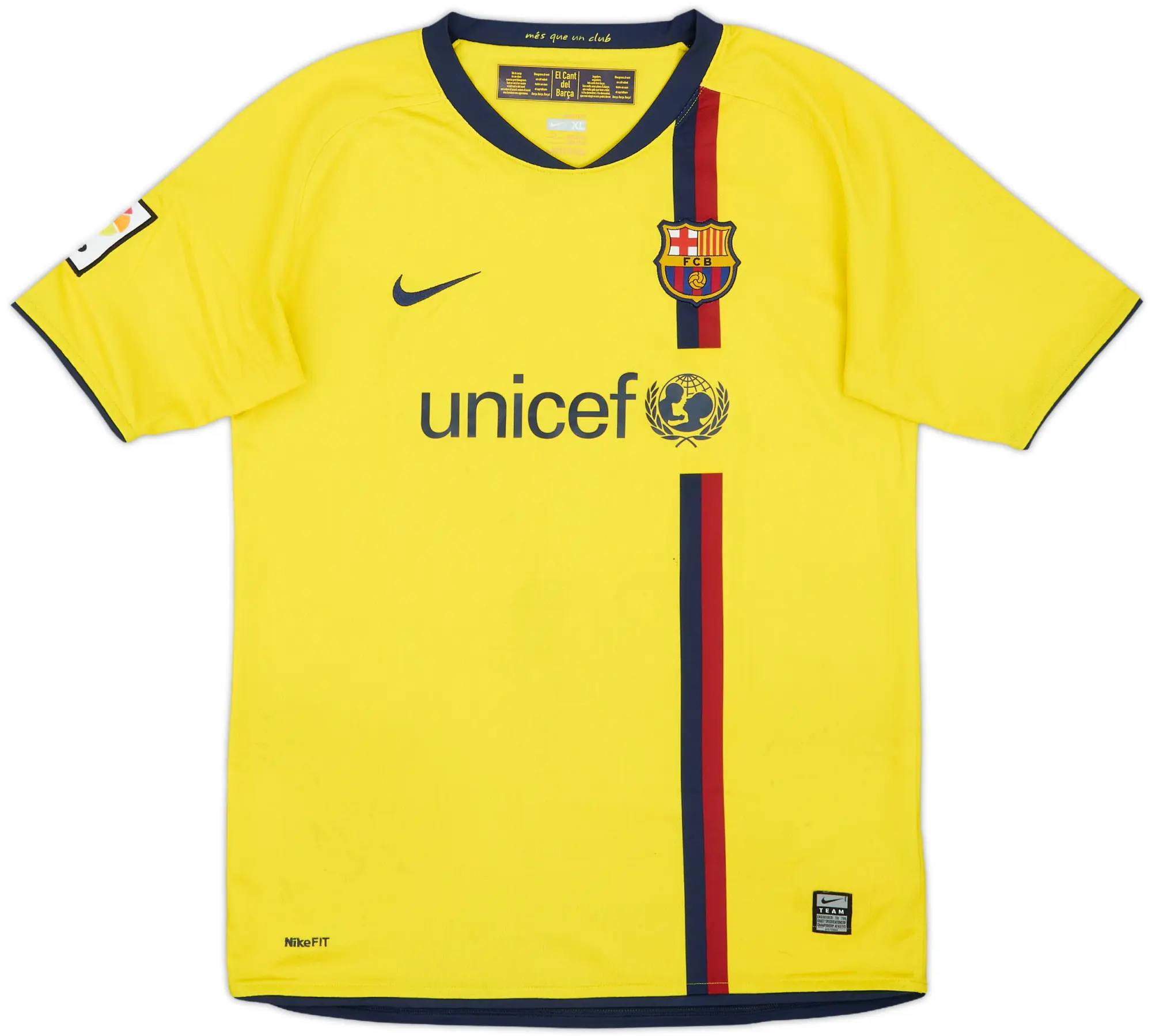 Nike Barcelona Boys SS Away Shirt 2008/10