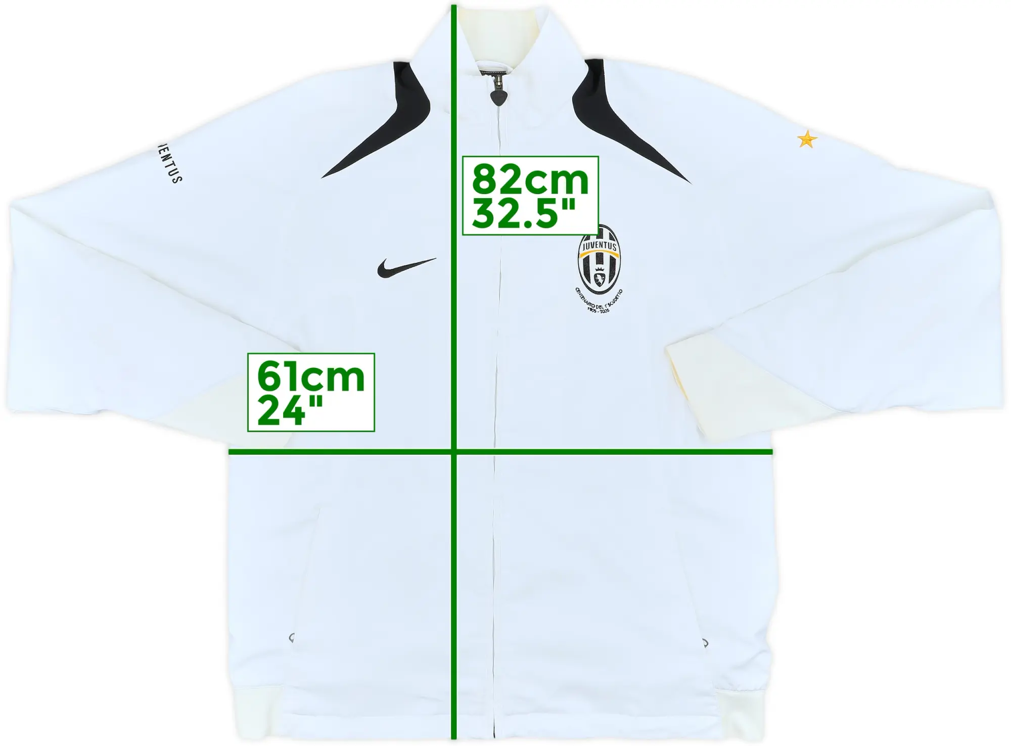 2005-06 Juventus Nike Track Jacket - 8/10 - (L)