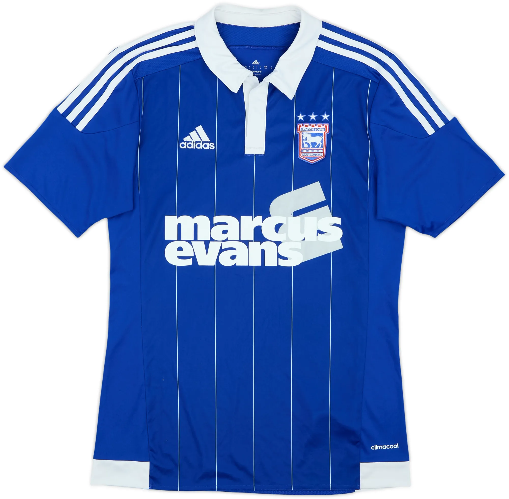adidas Ipswich Town Mens SS Home Shirt 2015/16