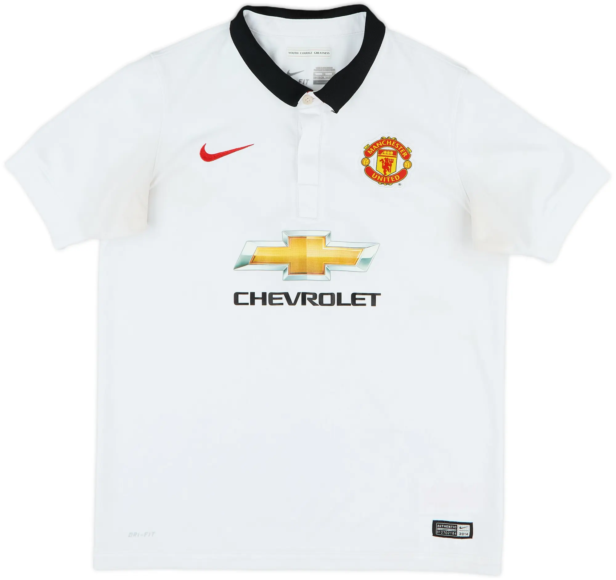 Nike Manchester United Boys SS Away Shirt 2014/15