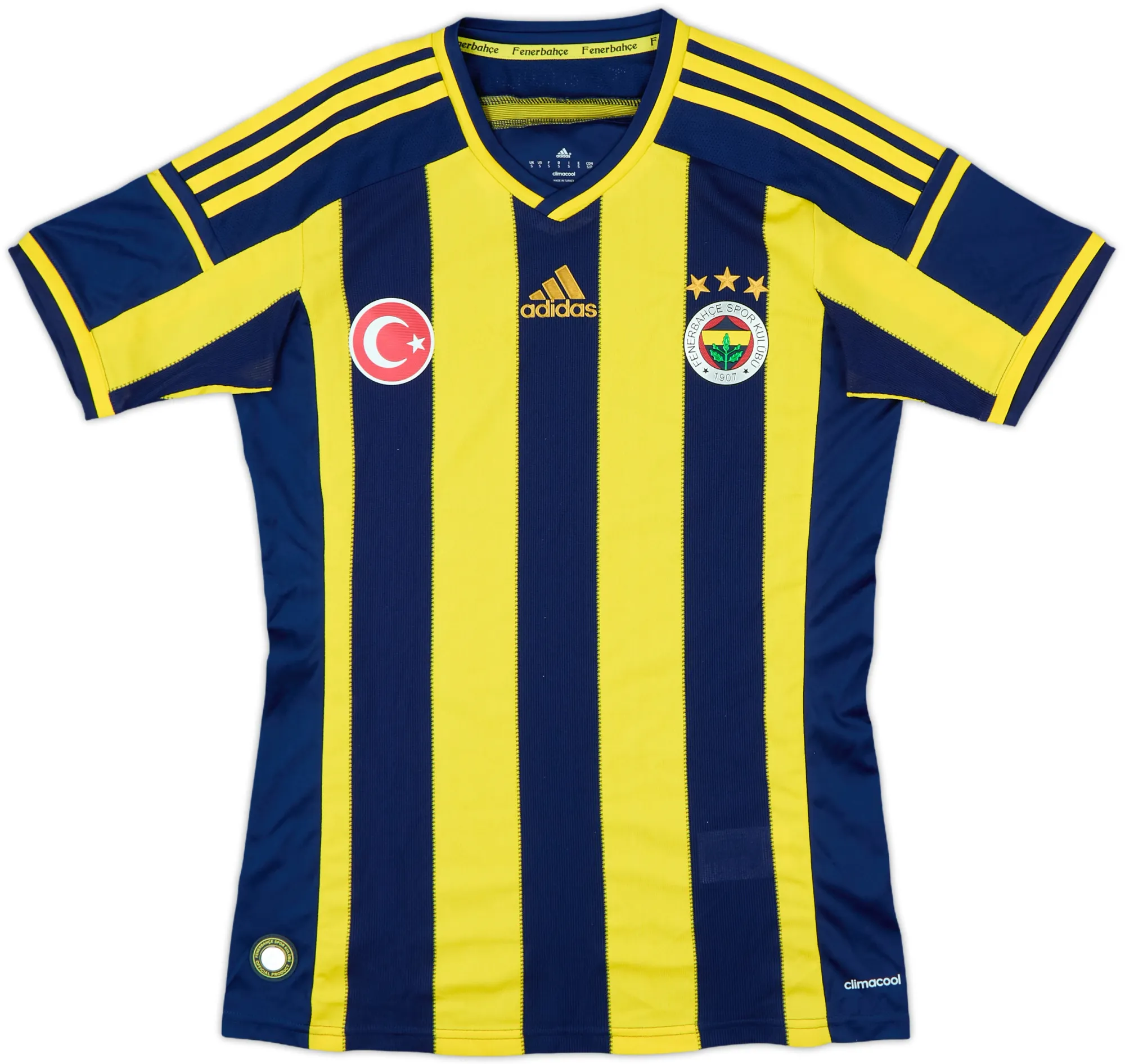 adidas Fenerbahce Mens SS Home Shirt 2014/15