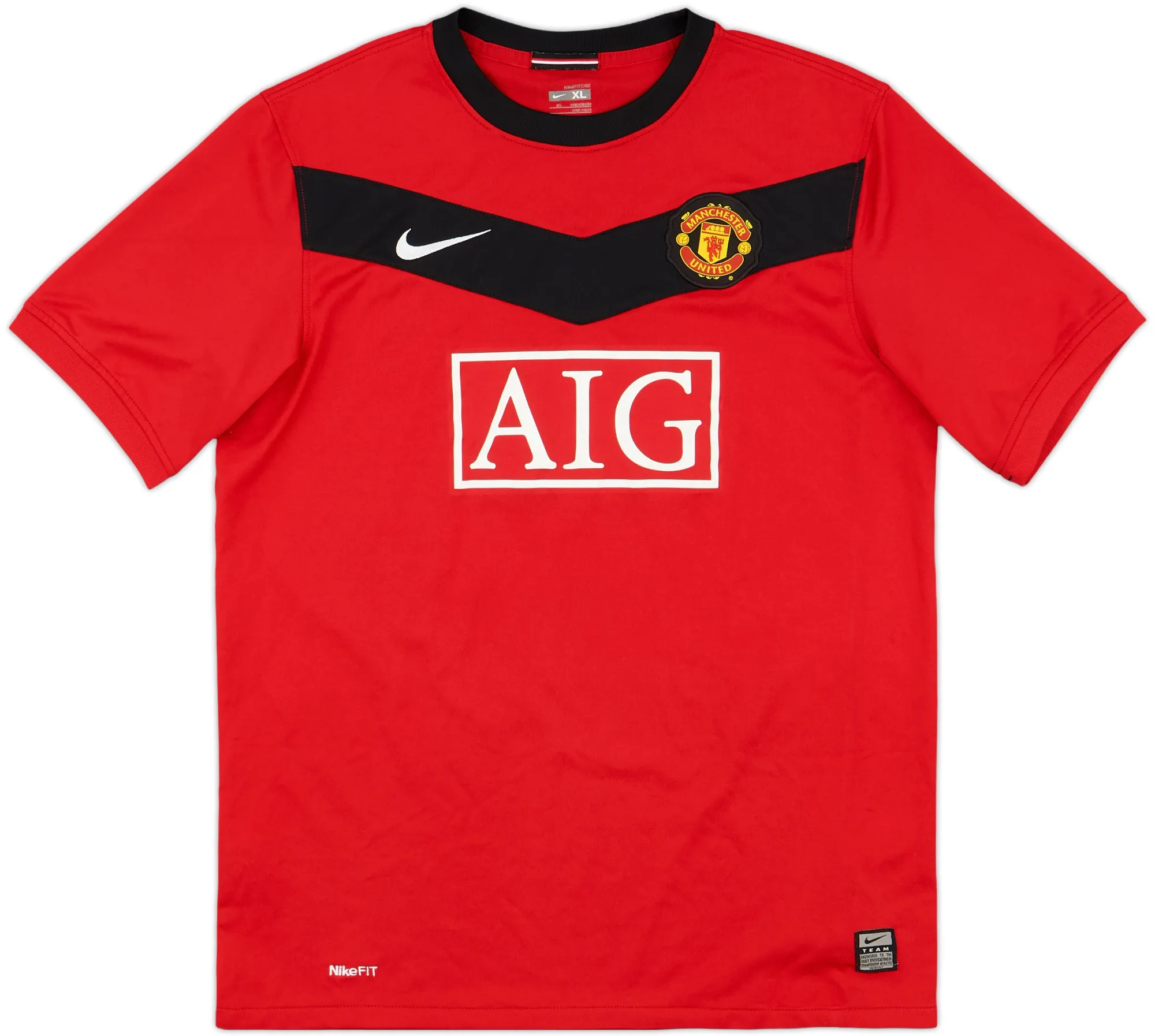 Nike Manchester United Boys SS Home Shirt 2009/10