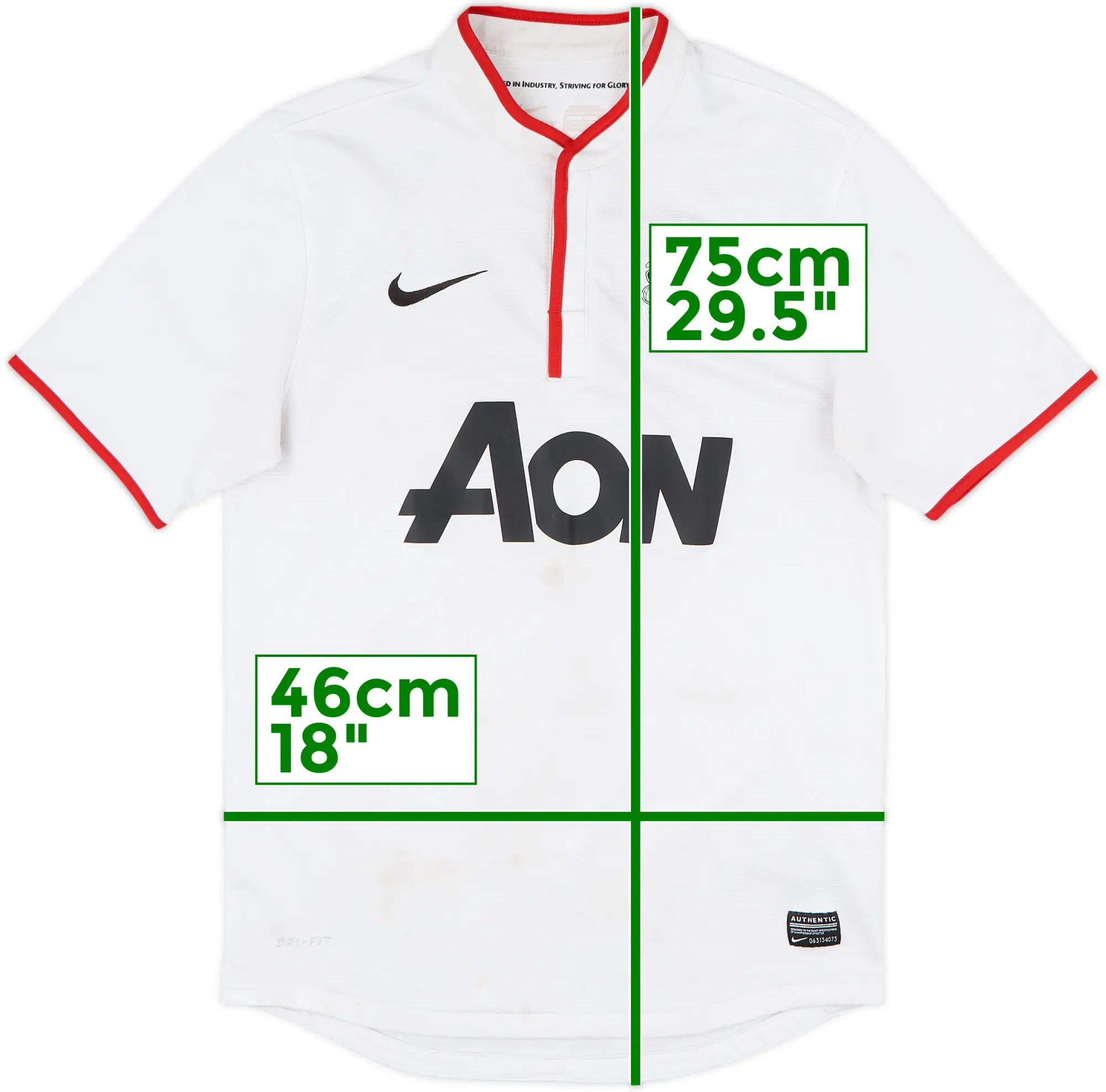 Nike Manchester United Mens SS Away Shirt 2012/14