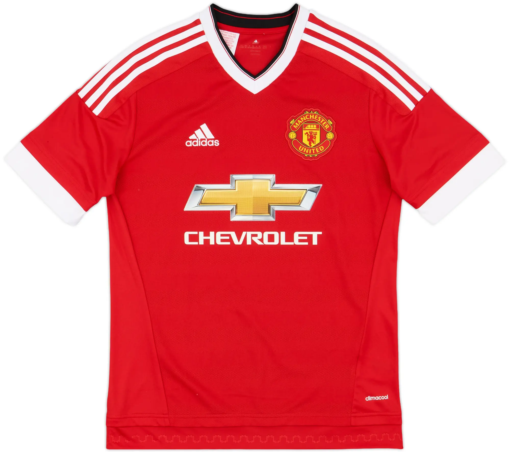 adidas Manchester United Boys SS Home Shirt 2015/16