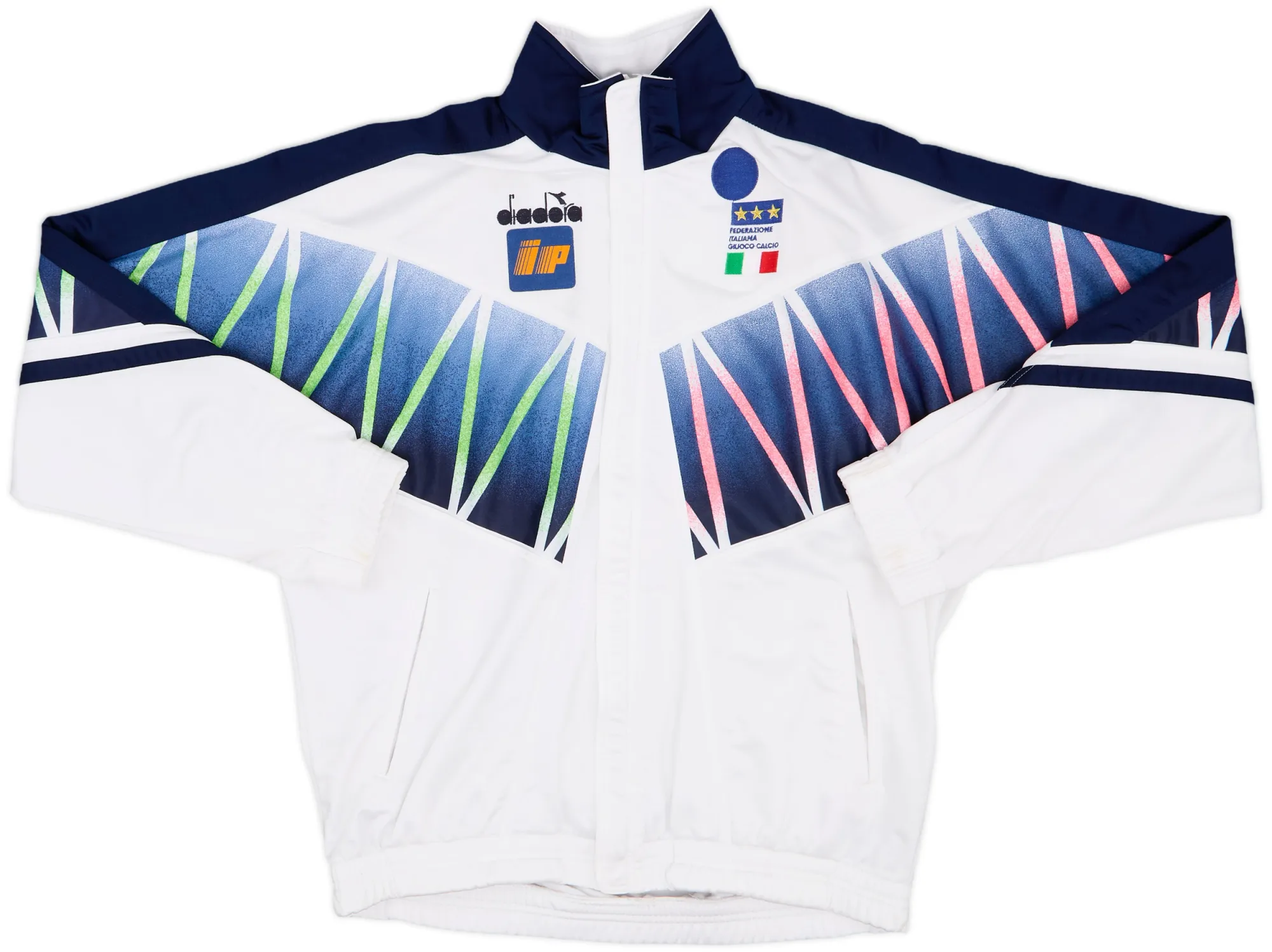 Diadora Italy Mens SS Home Shirt 1994