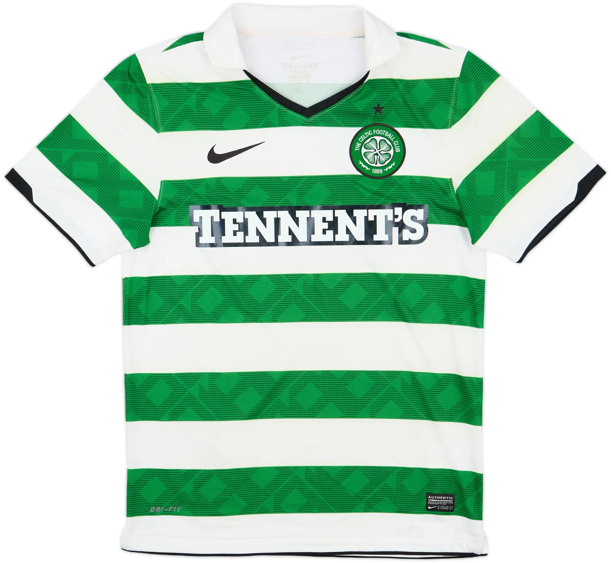 Nike Celtic Mens SS Home Shirt 2010/12