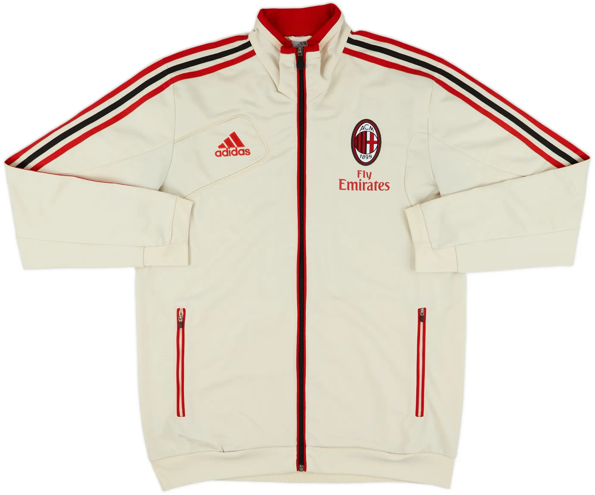 2012-13 AC Milan adidas Track Jacket - 8/10 - (M/L)