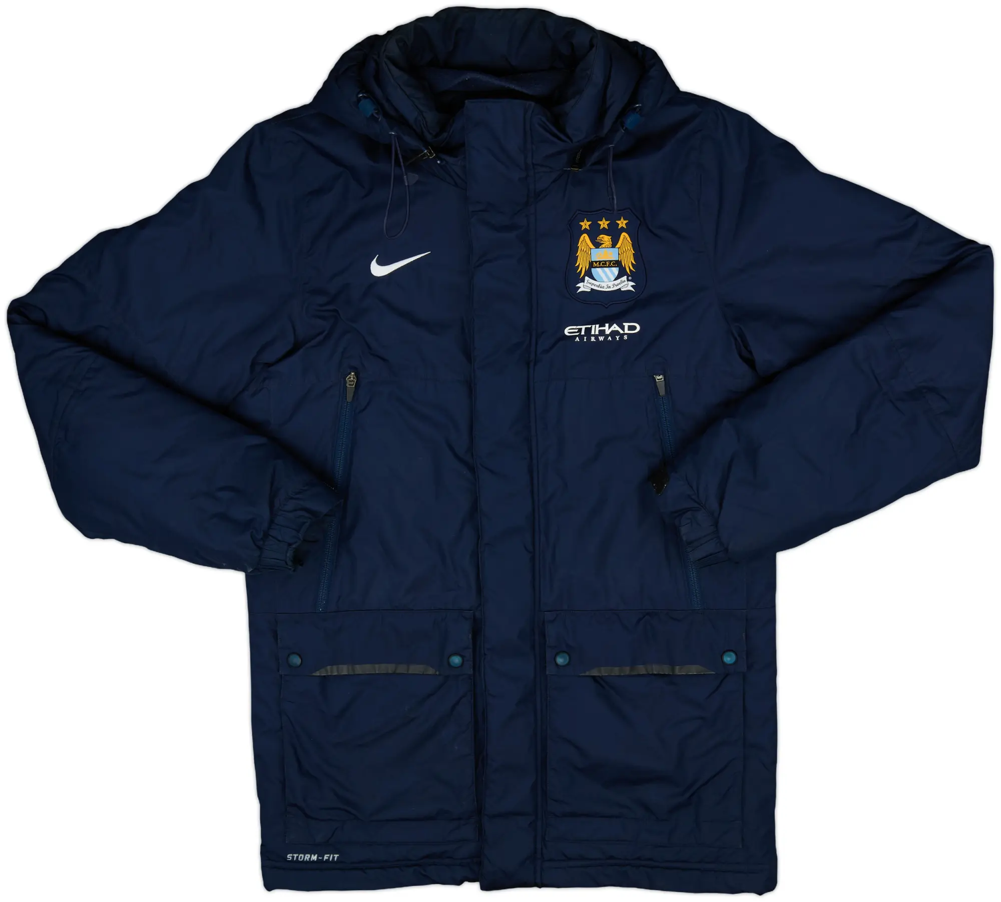 2013-14 Manchester City Nike Track Jacket - 7/10 - (XXL)