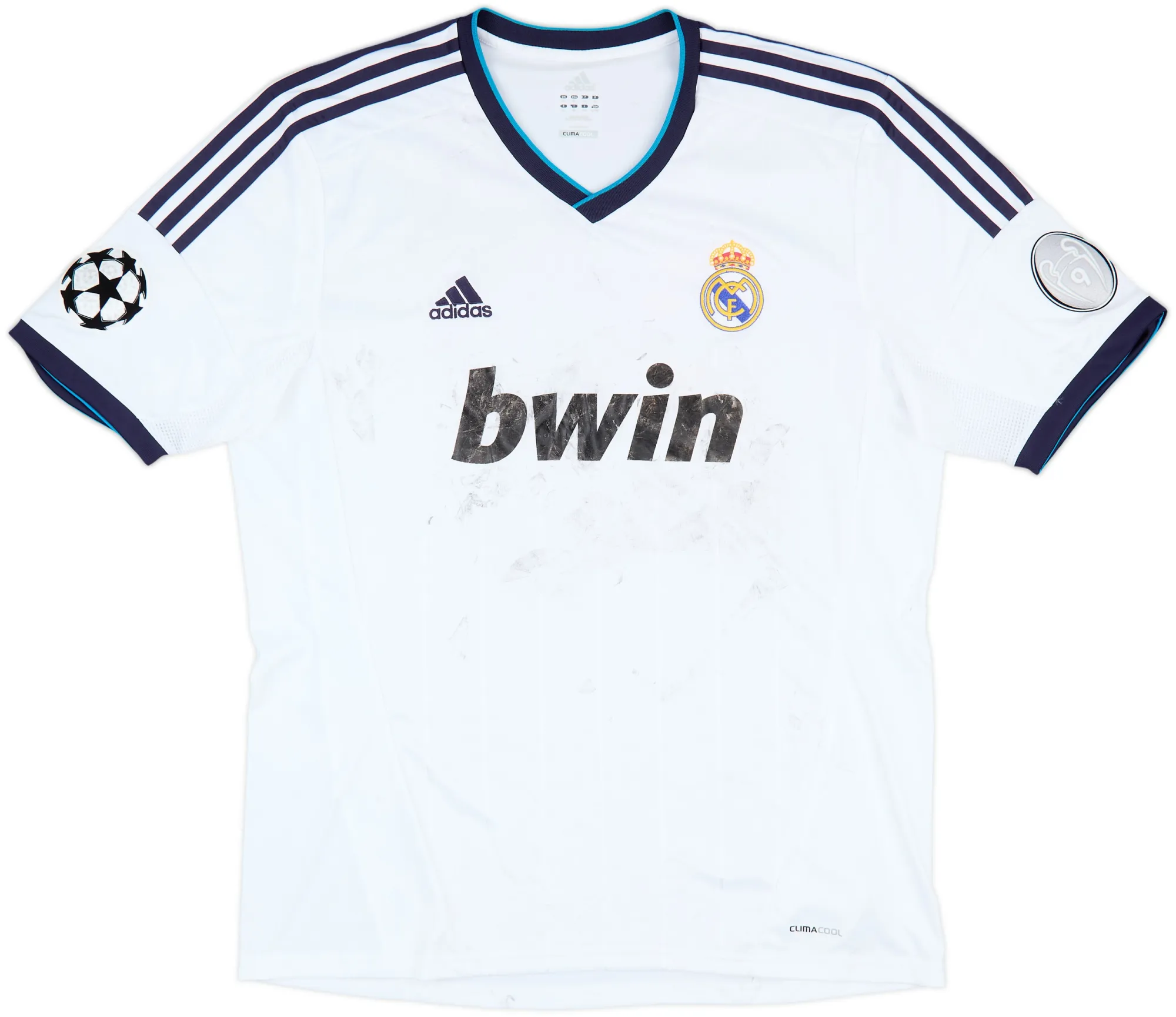 adidas Real Madrid Mens SS Home Shirt 2012/13