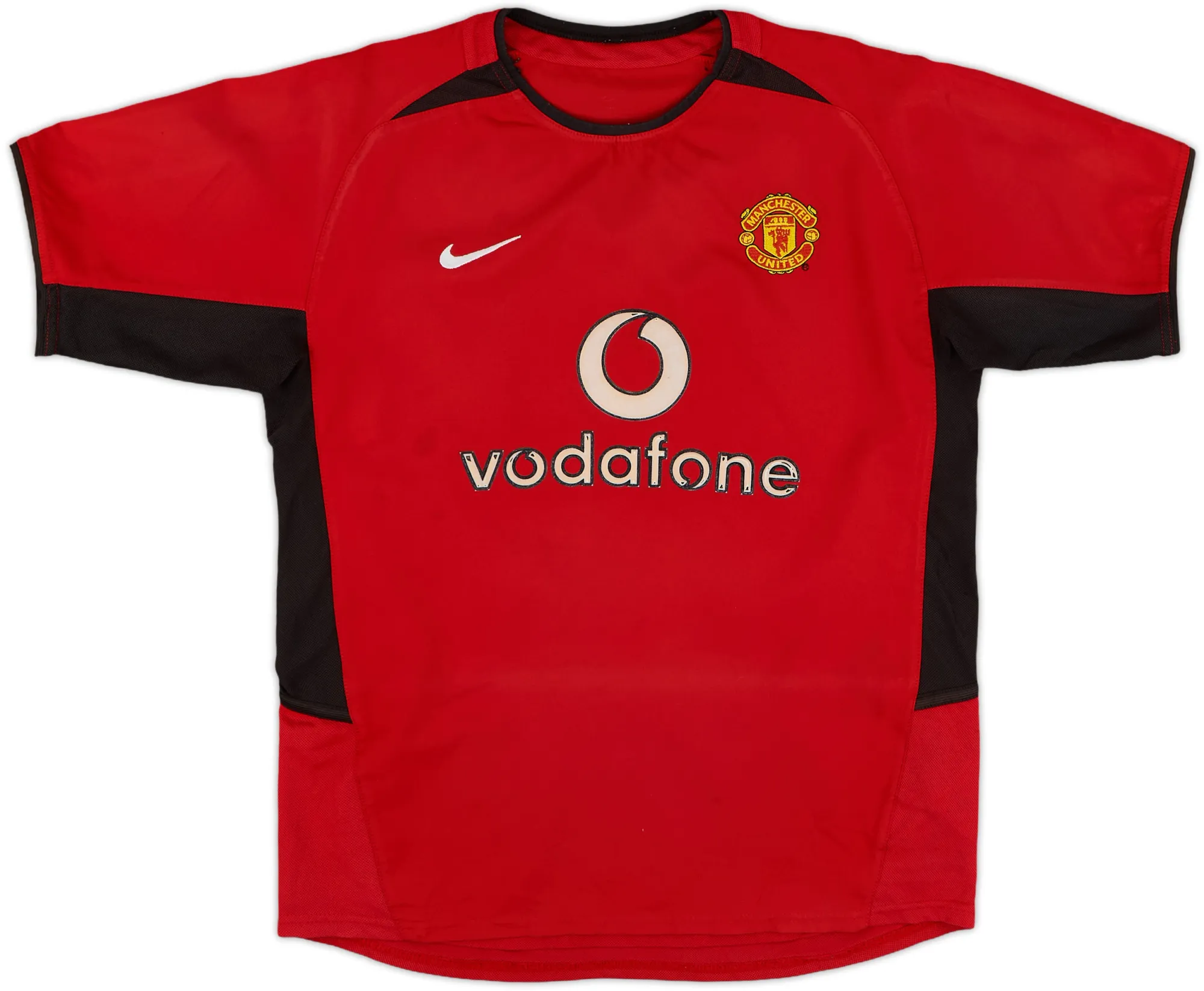 Nike Manchester United Boys SS Home Shirt 2002/04