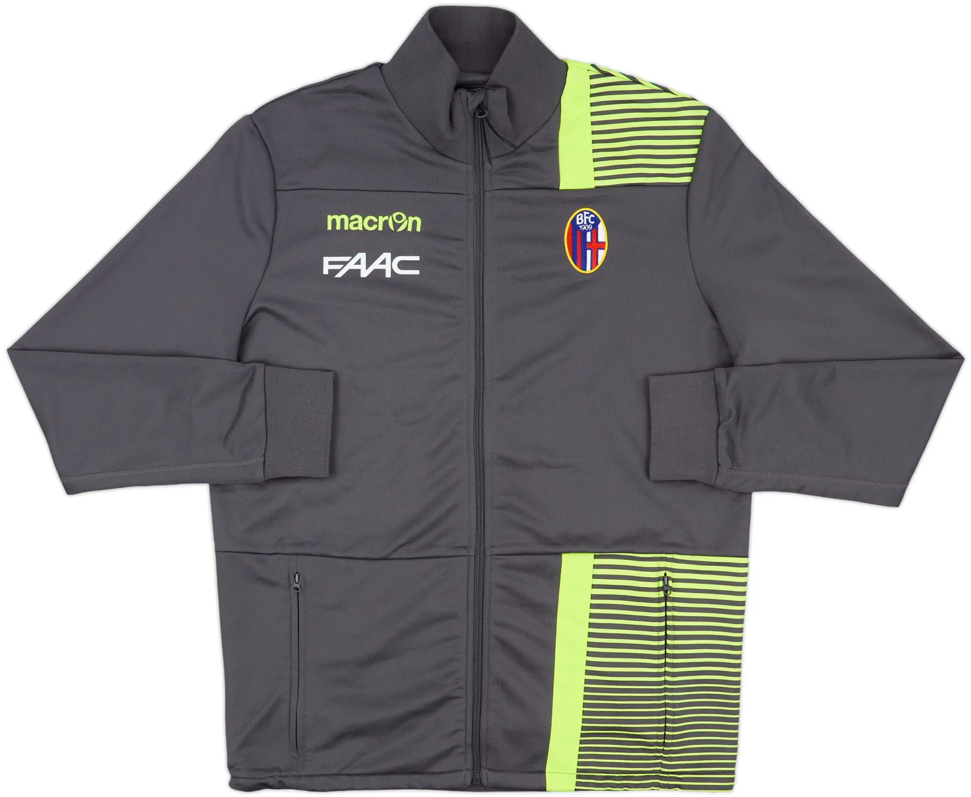 2015-16 Bologna Macron Track Jacket - 8/10 - (XL)