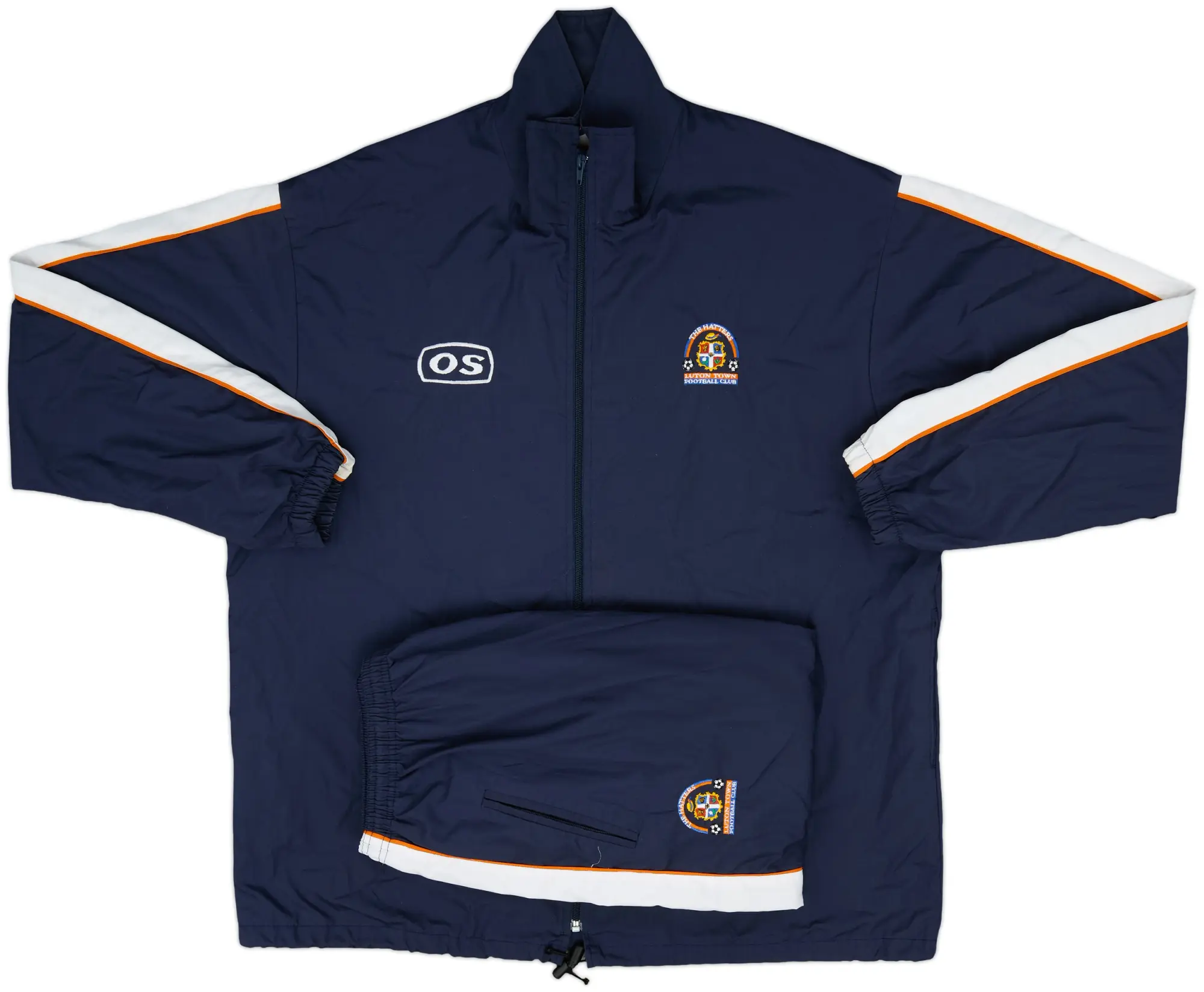 1999-00 Luton Town Olympic Sport Full Tracksuit - 9/10 - (XL)