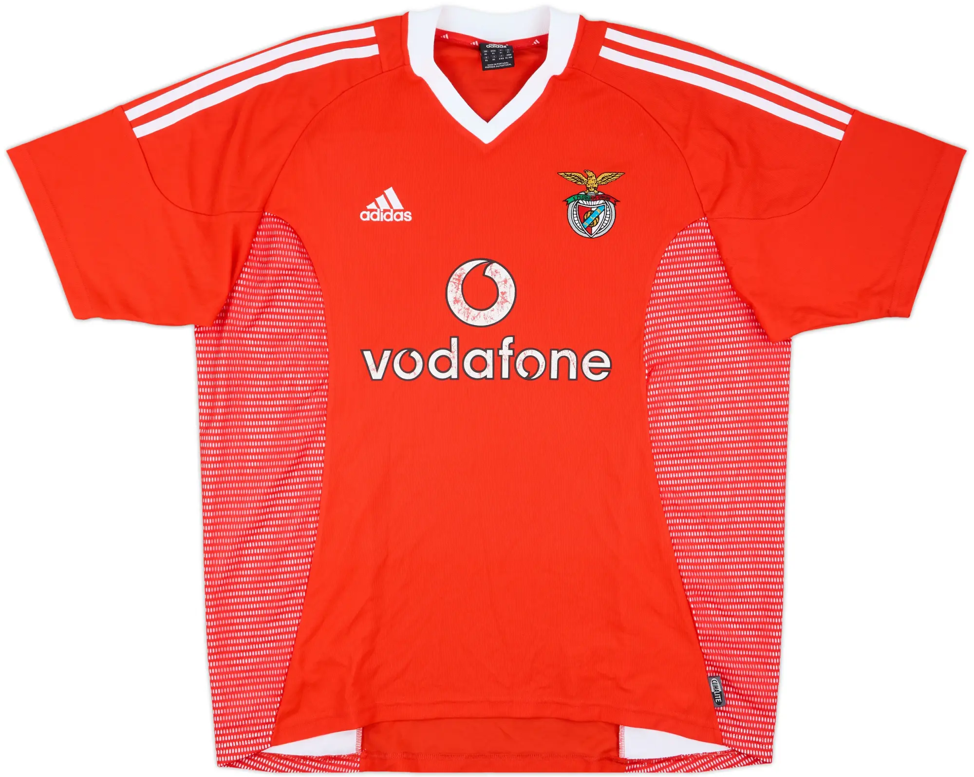 adidas Benfica Mens SS Home Shirt 2002/03