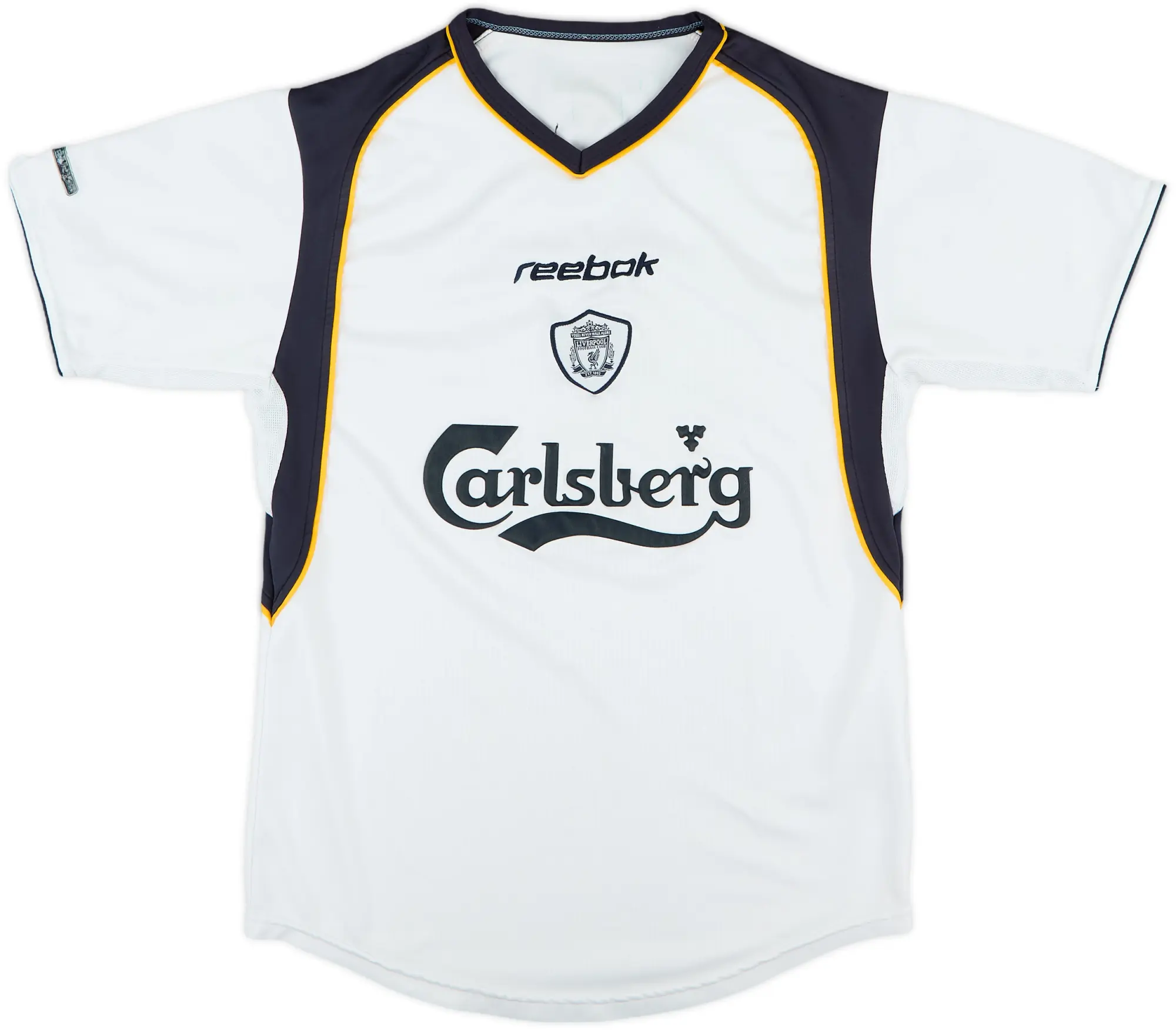 Reebok Liverpool Boys SS Away Shirt 2001/03