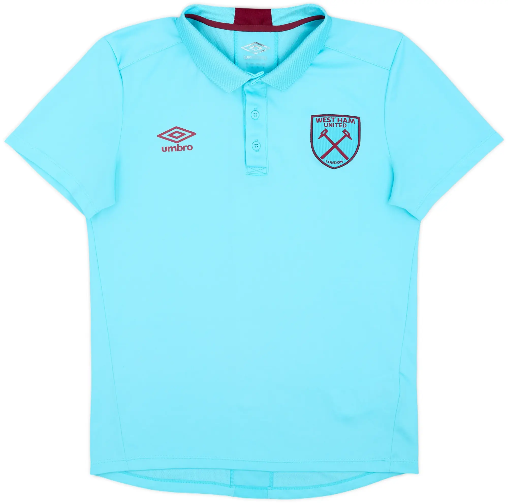 2018-19 West Ham Umbro Polo Shirt - 8/10 - (S)