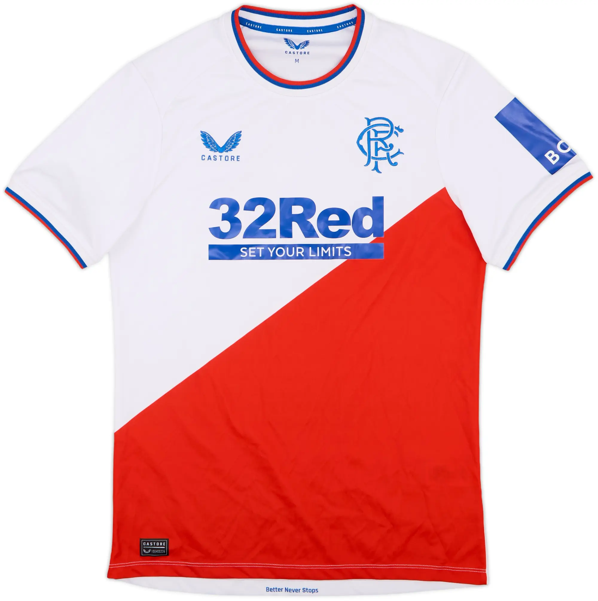 Castore Rangers Mens SS Away Shirt 2022/23