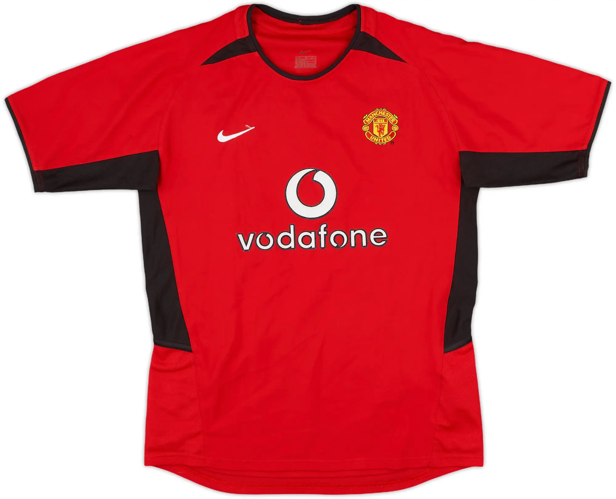 Nike Manchester United Boys SS Home Shirt 2002/04