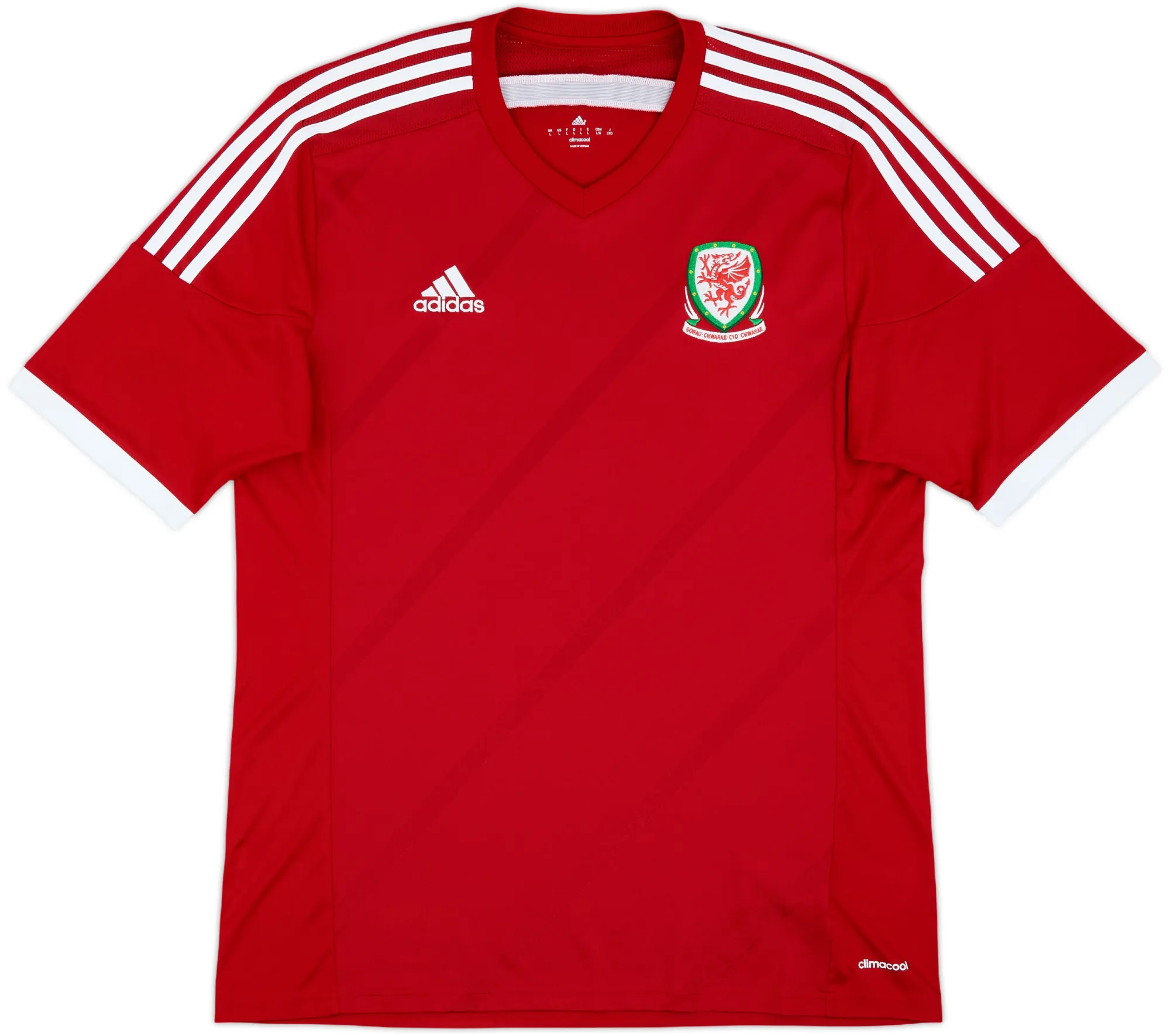 adidas Wales Mens SS Home Shirt 2013