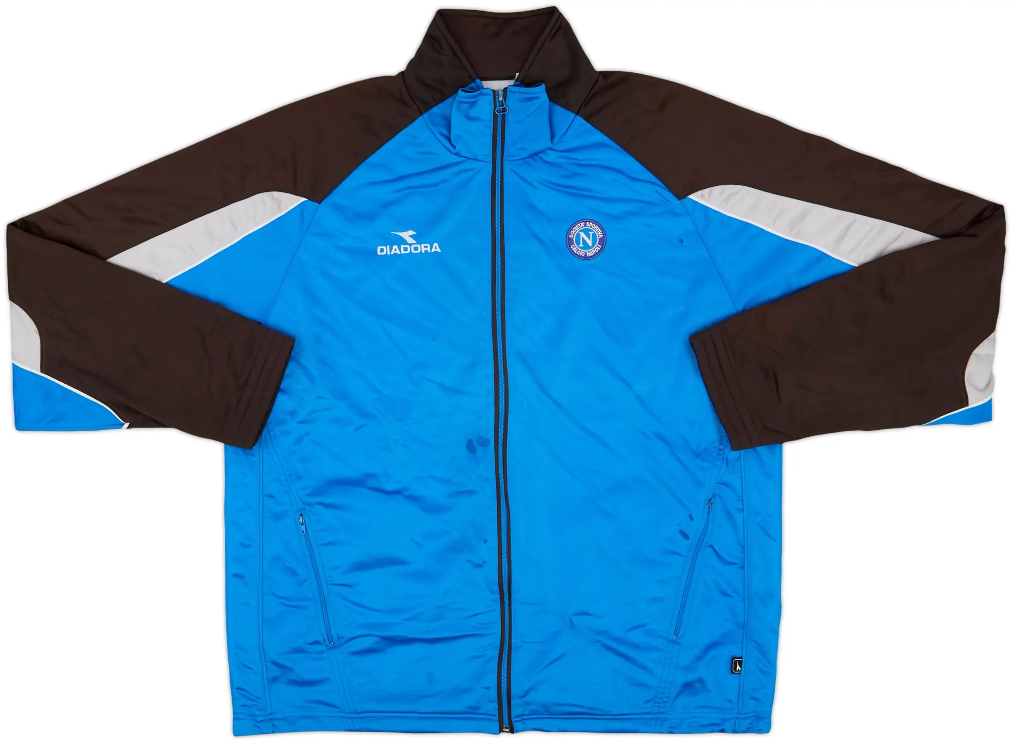 2002-03 Napoli Diadora Track Jacket - 6/10 - (XL)