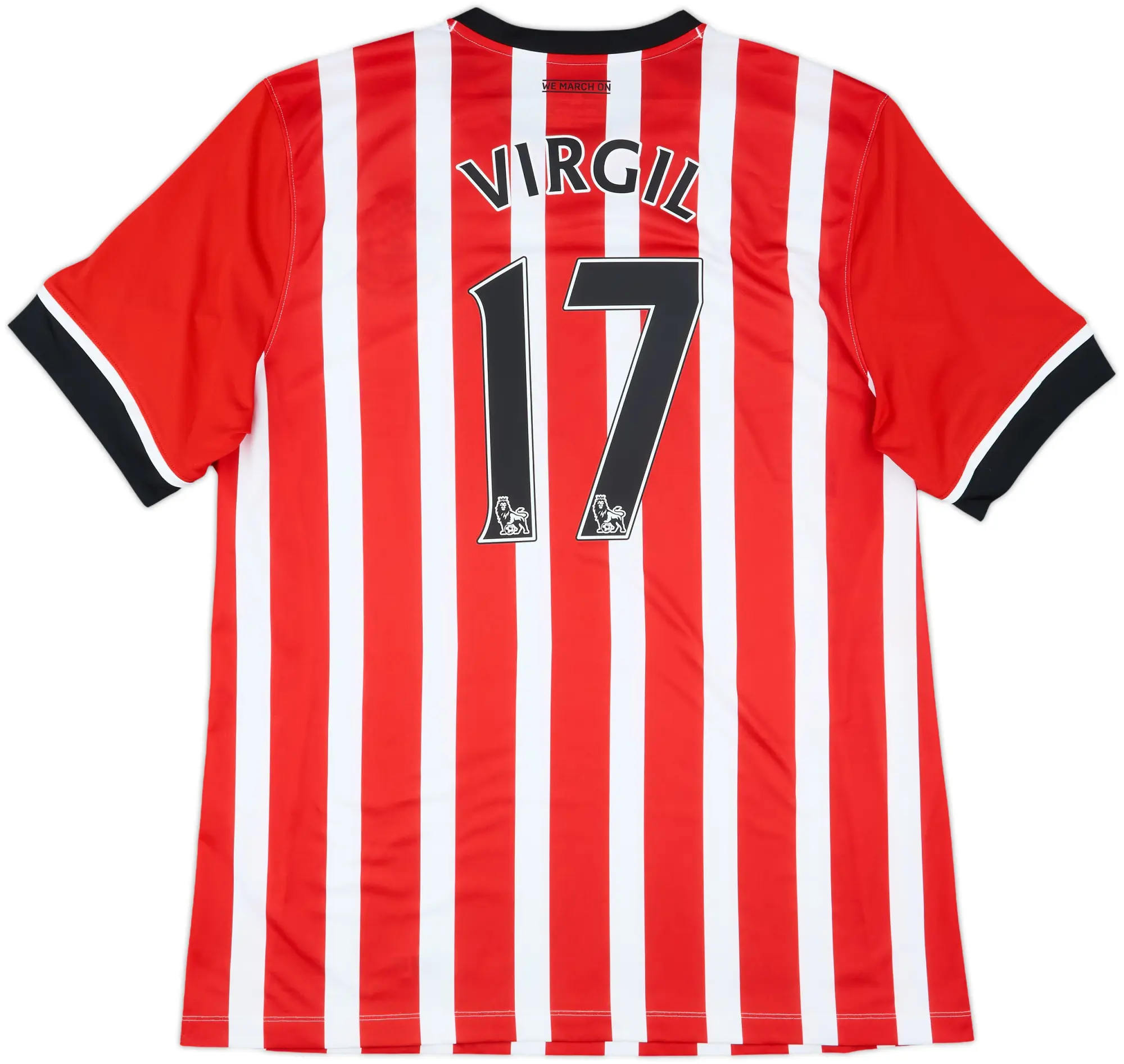 2016-17 Southampton Home Shirt Virgil #17 - 8/10 - (XXL)