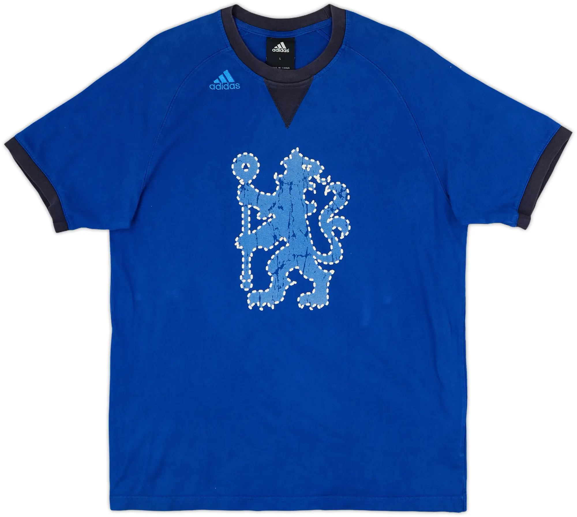 2007-08 Chelsea adidas Cotton Tee - 8/10 - (L)