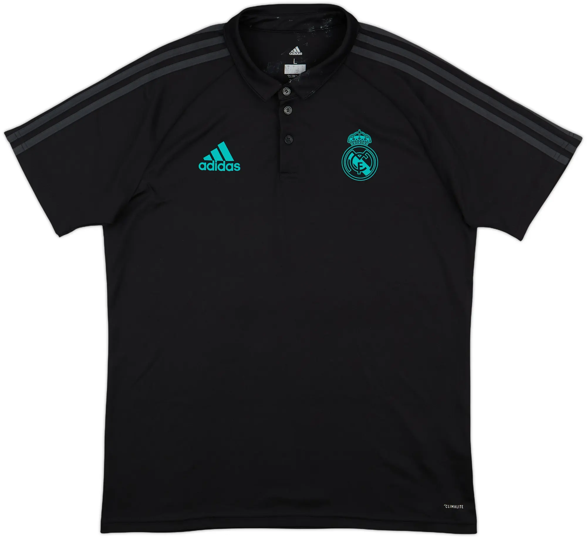 2017-18 Real Madrid adidas Polo Shirt - 7/10 - (L)