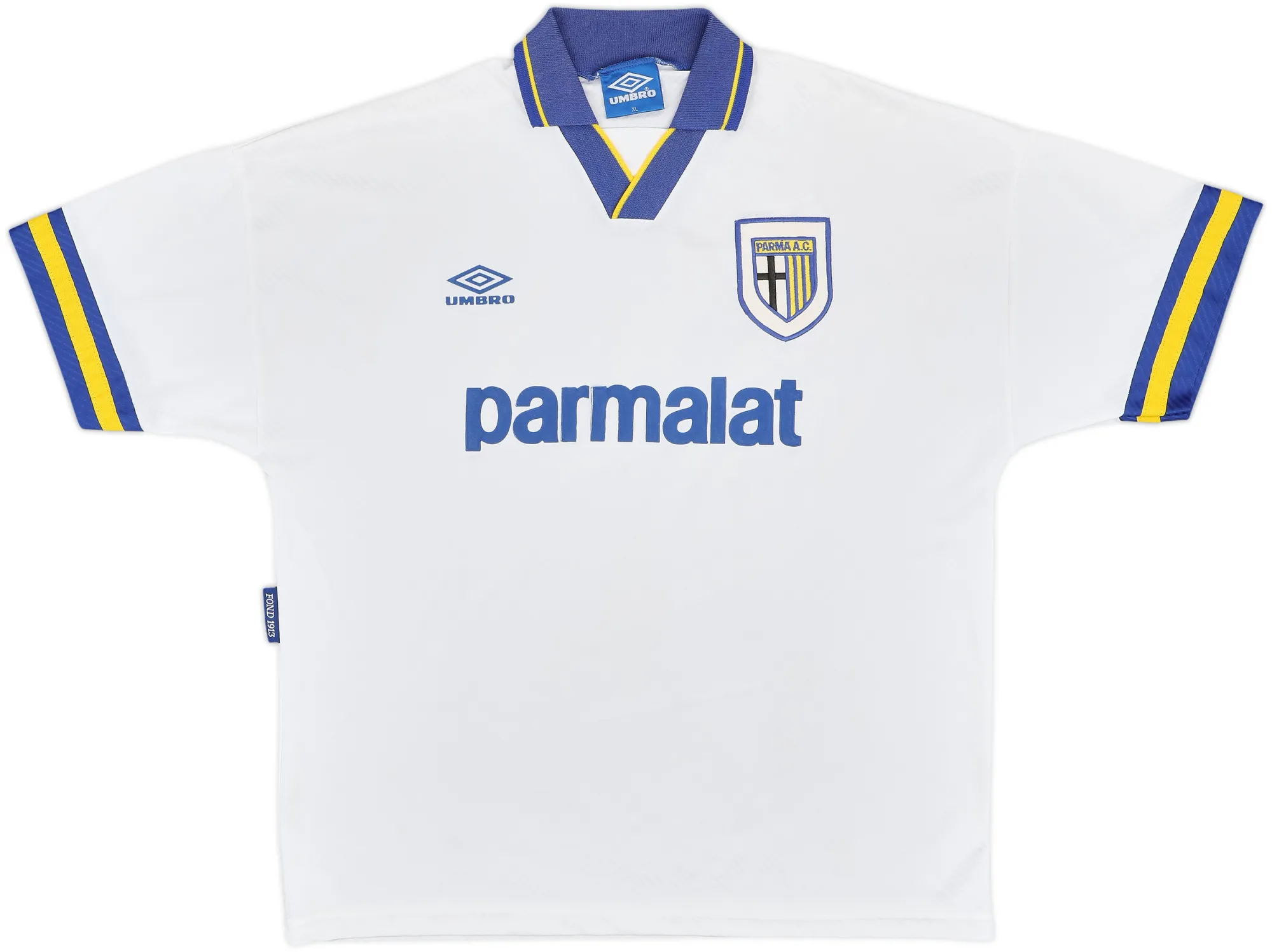 Umbro Parma Mens SS Home Shirt 1993/95