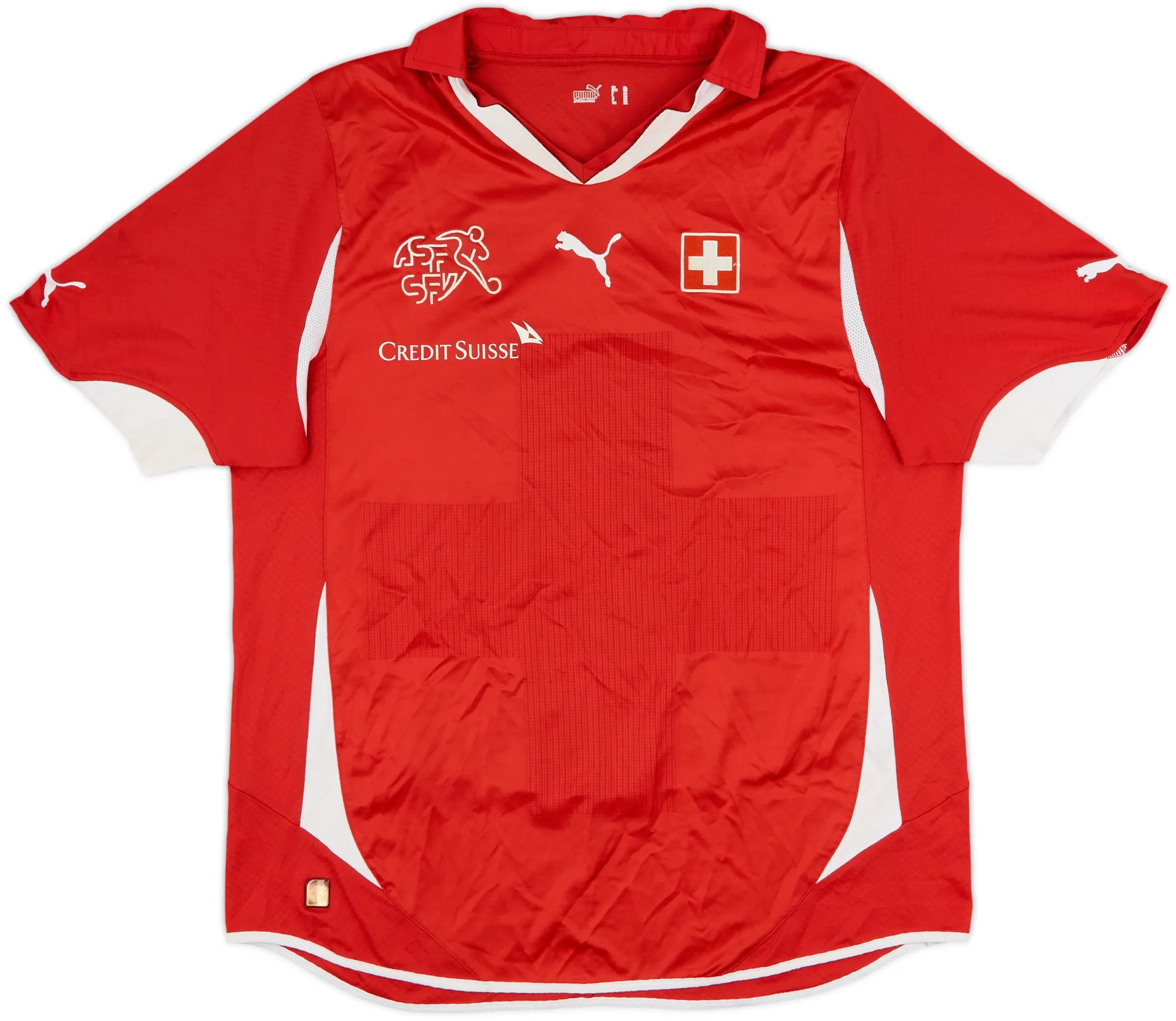Puma Switzerland Mens SS Home Shirt 2010