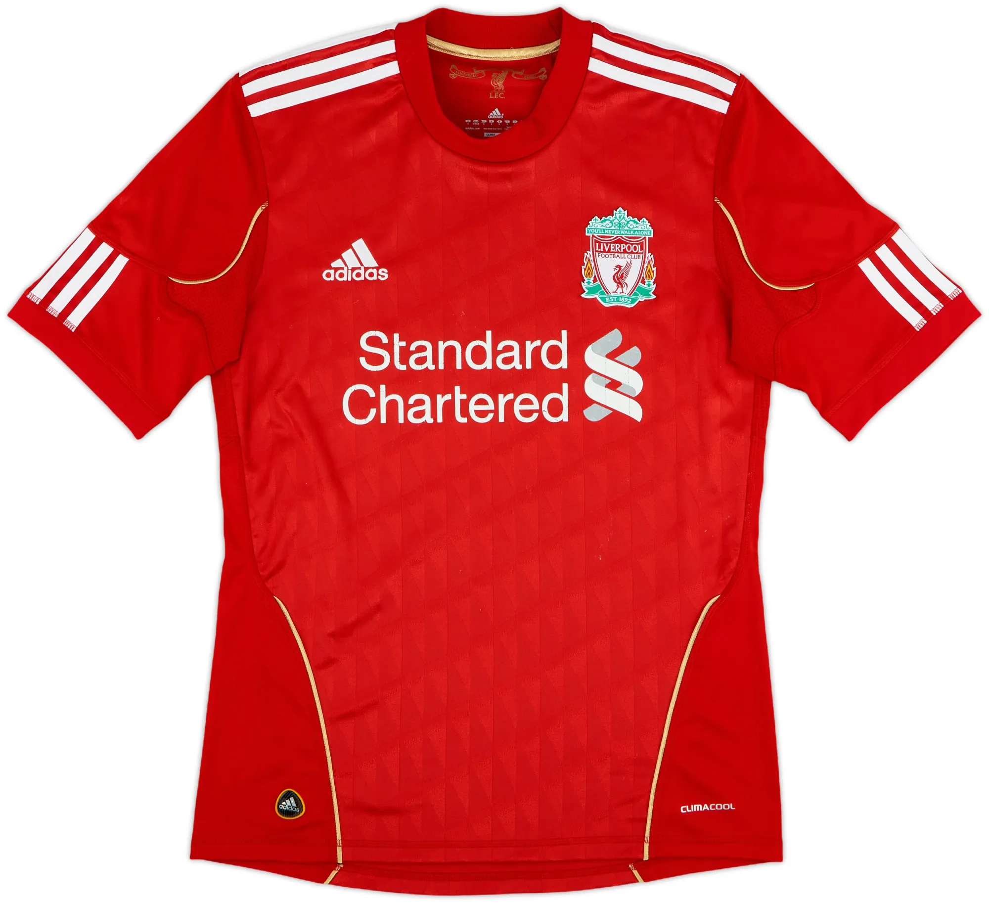 adidas Liverpool Mens SS Home Shirt 2010/12