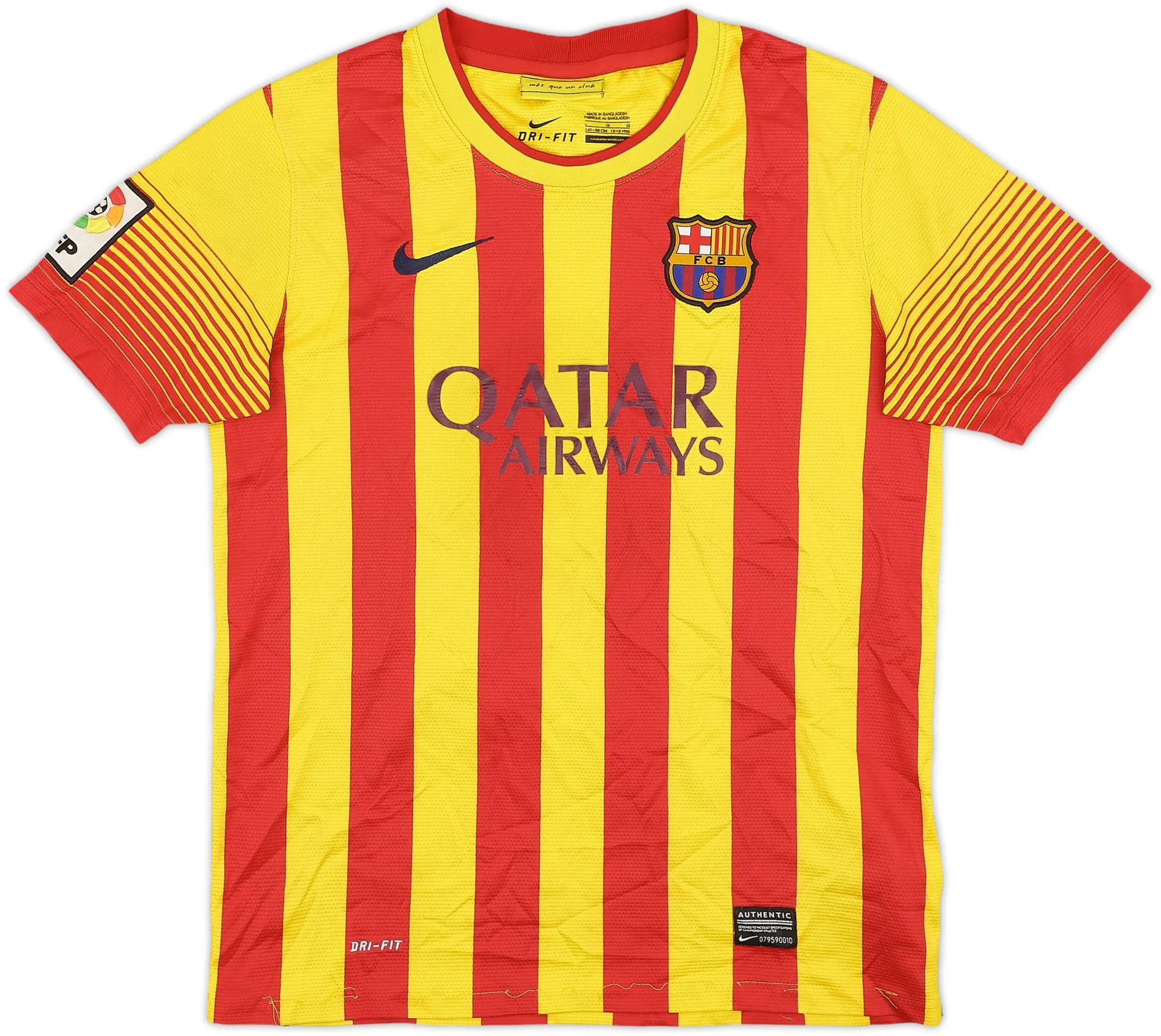 Nike Barcelona Boys SS Away Shirt 2013/15