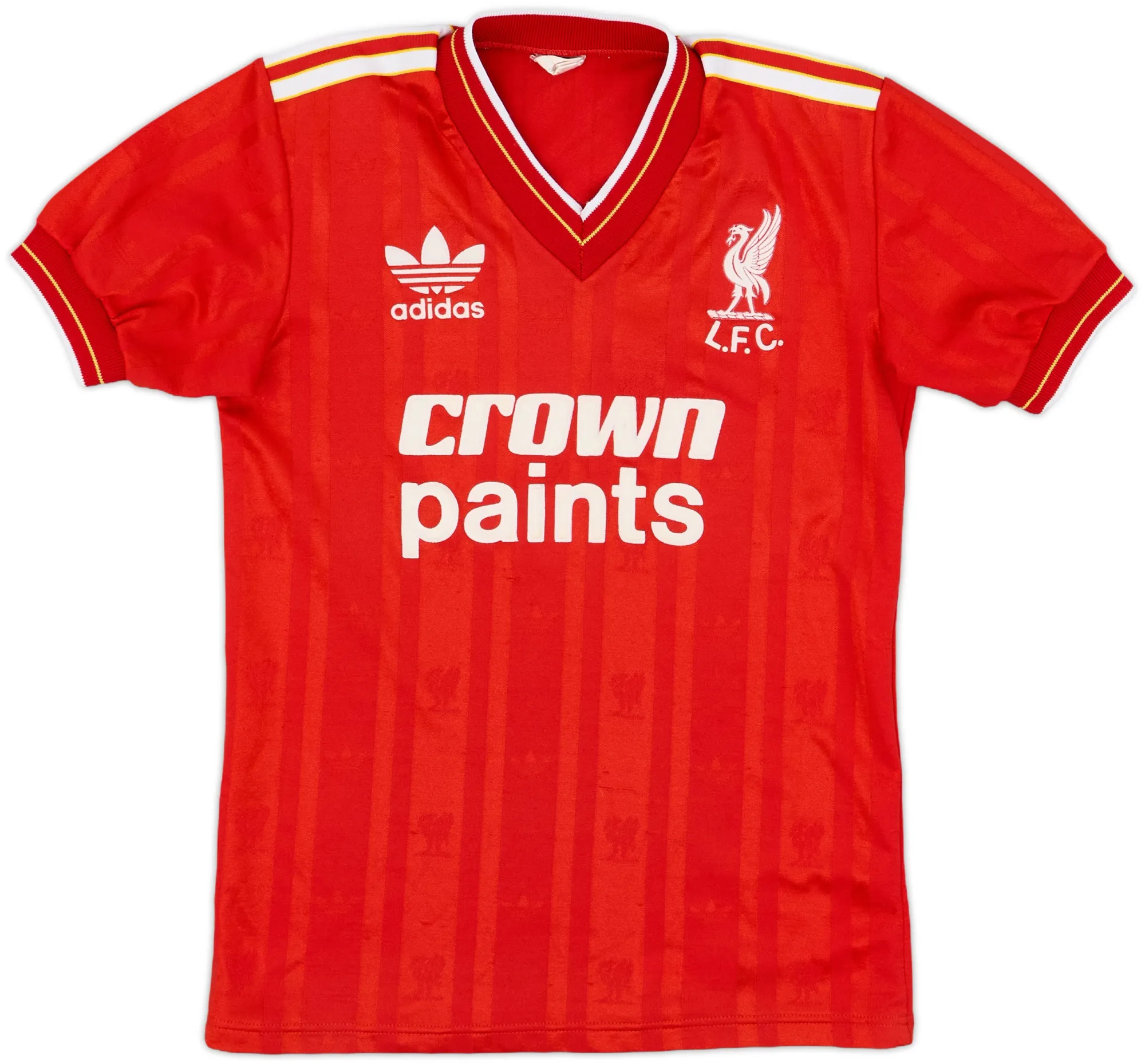 adidas Liverpool Boys SS Home Shirt 1985/87