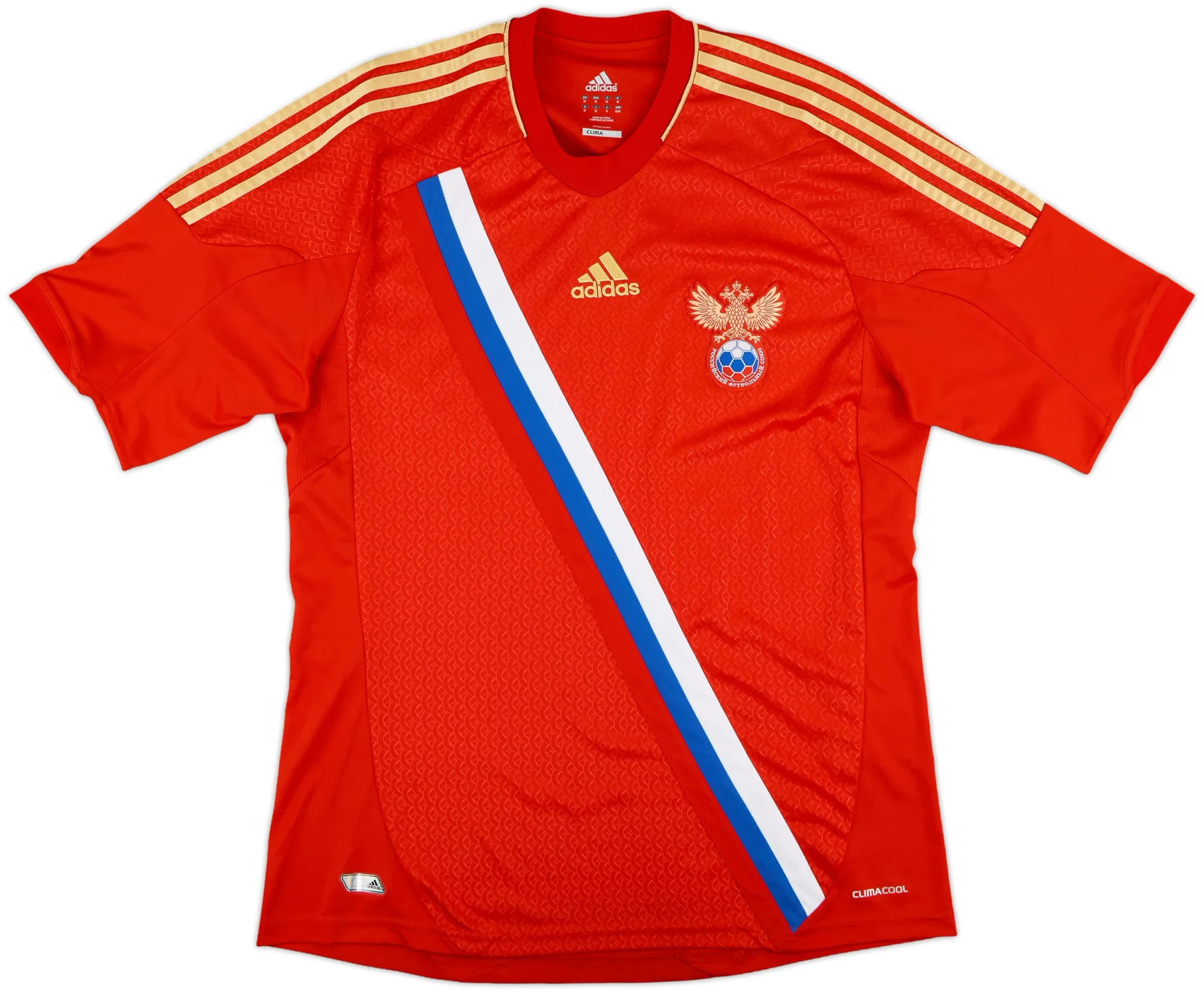 adidas Russia Mens SS Home Shirt 2012