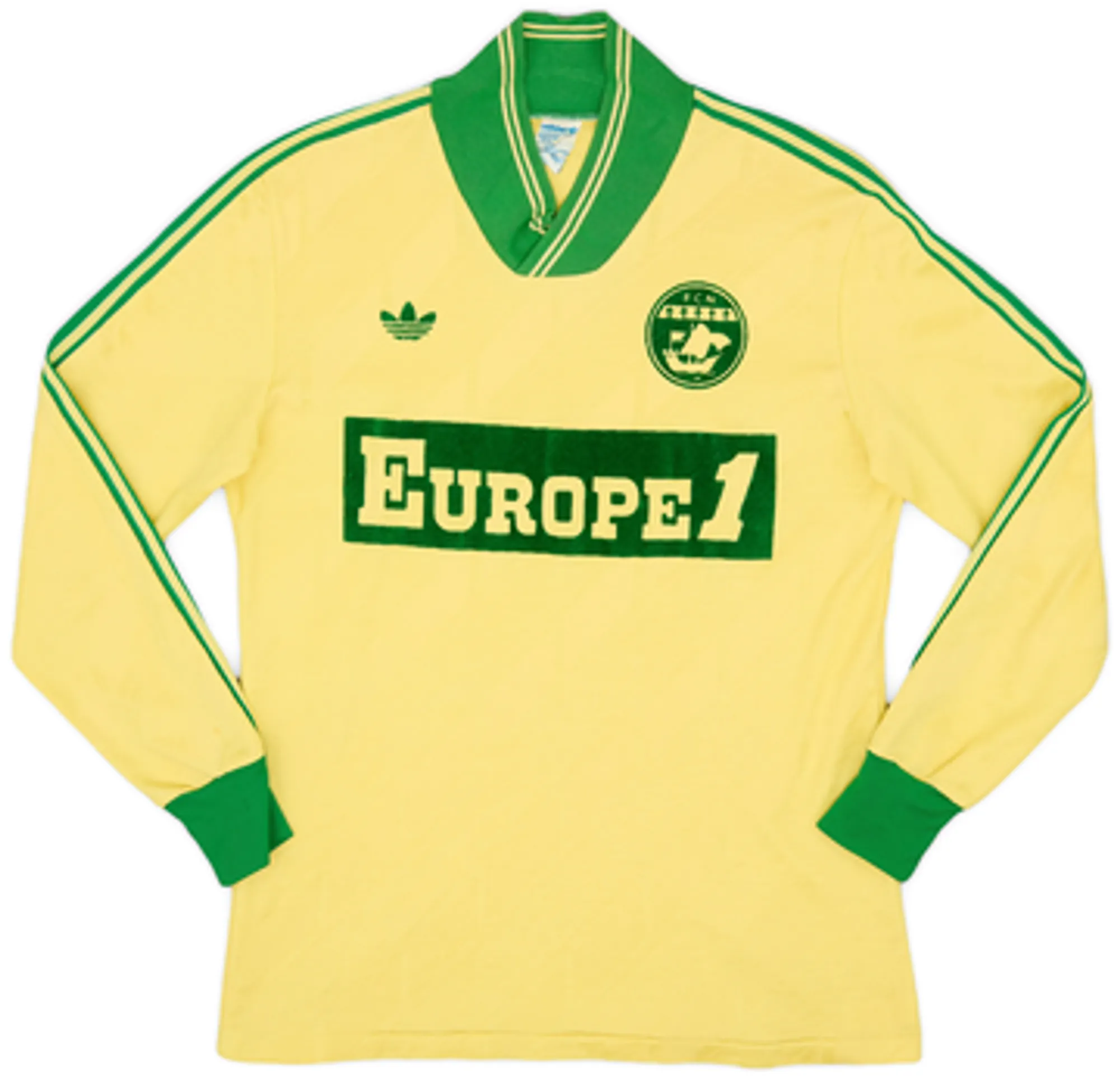 adidas Nantes Mens LS Home Shirt 1987/88