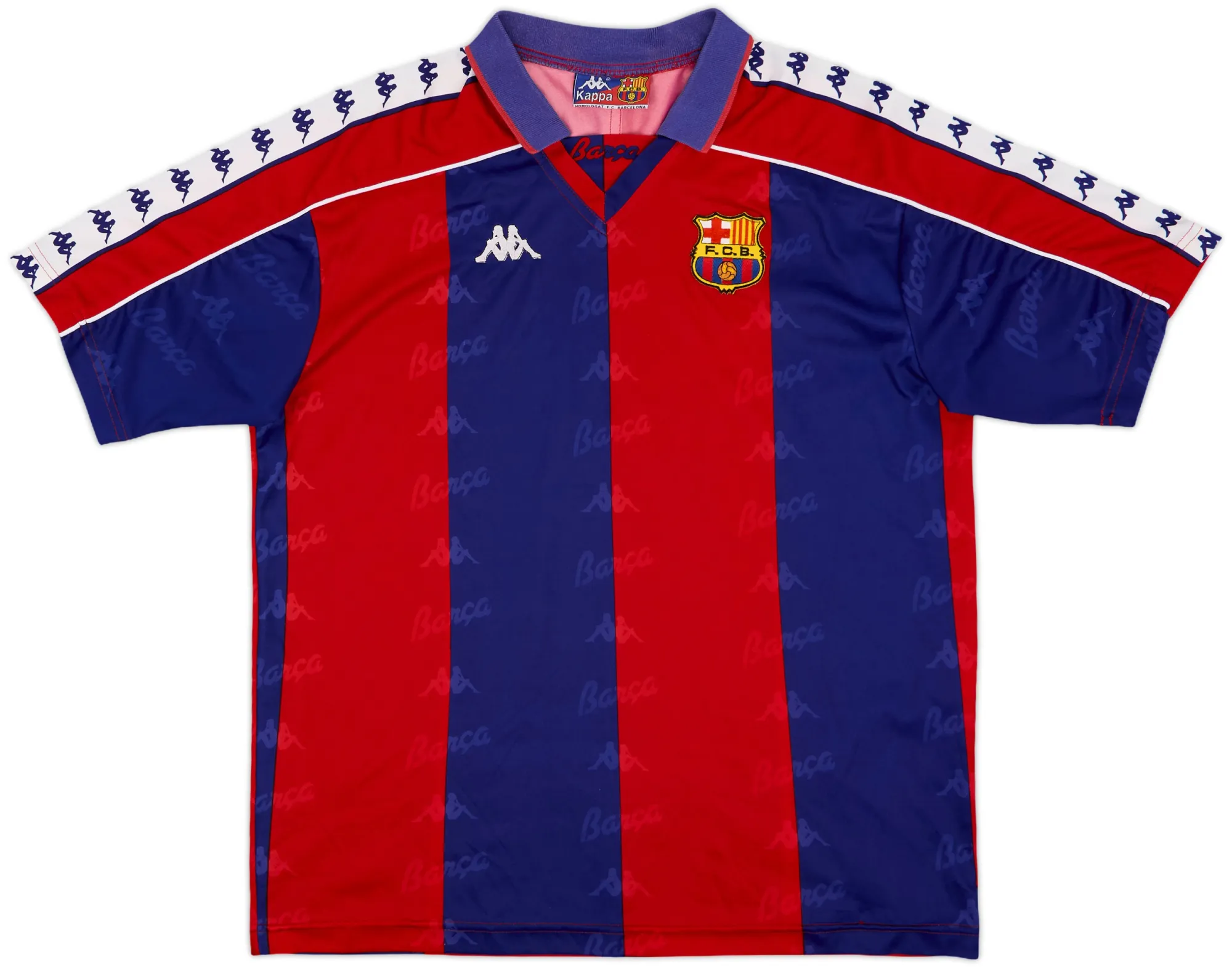 Kappa Barcelona Mens SS Home Shirt 1992/93