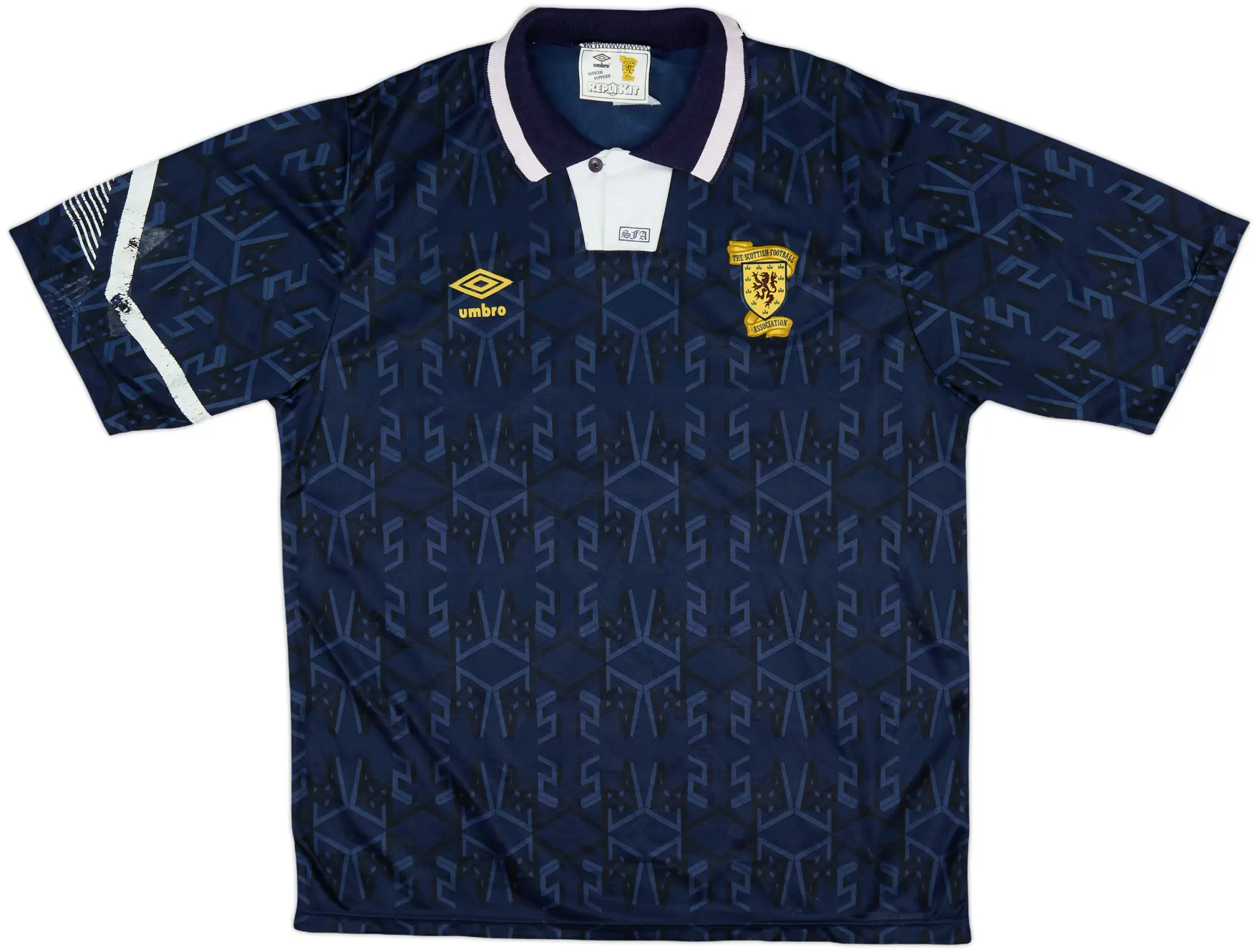 Umbro Scotland Mens SS Home Shirt 1991