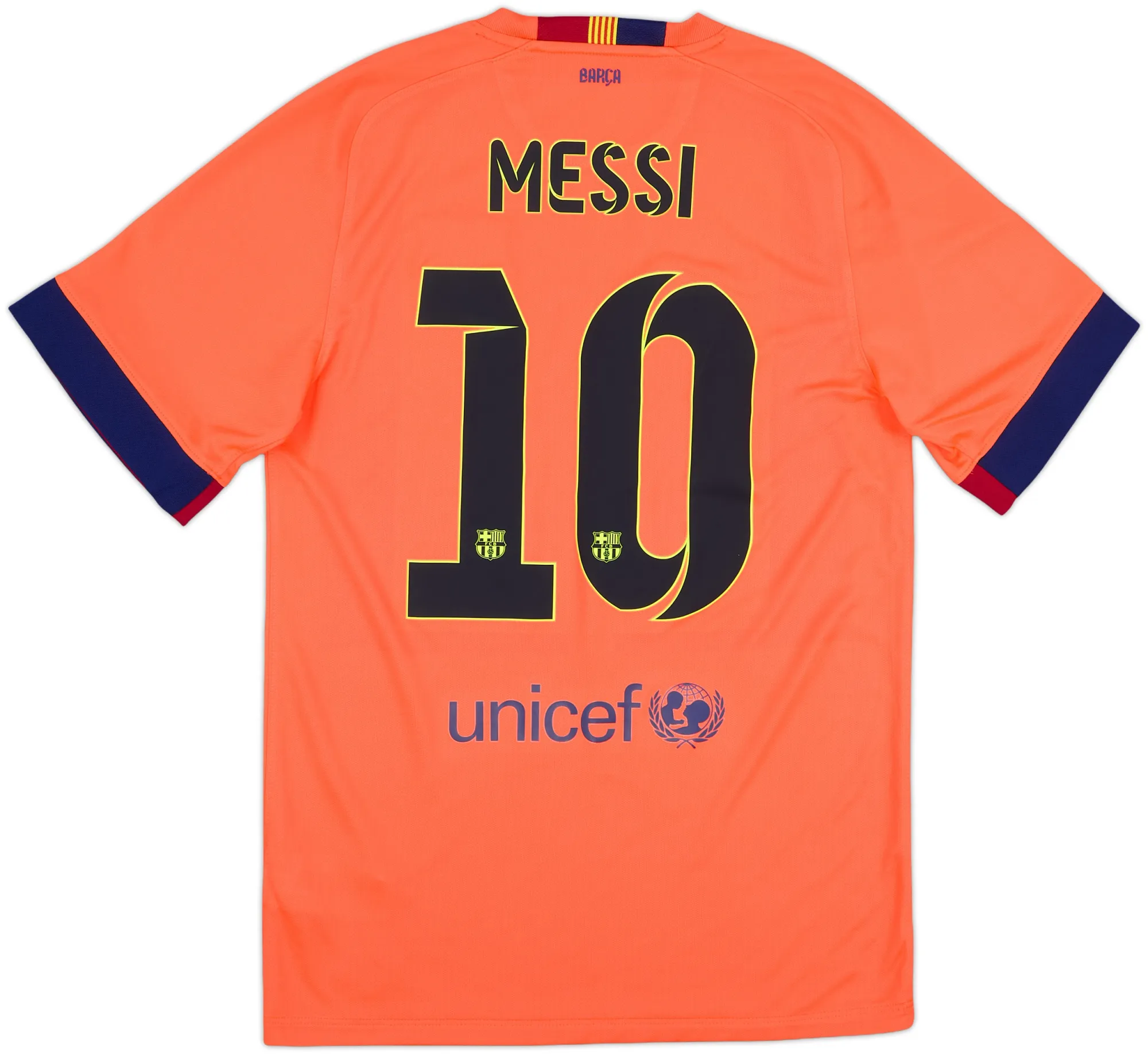 Nike Barcelona Mens SS Away Shirt 2014/15