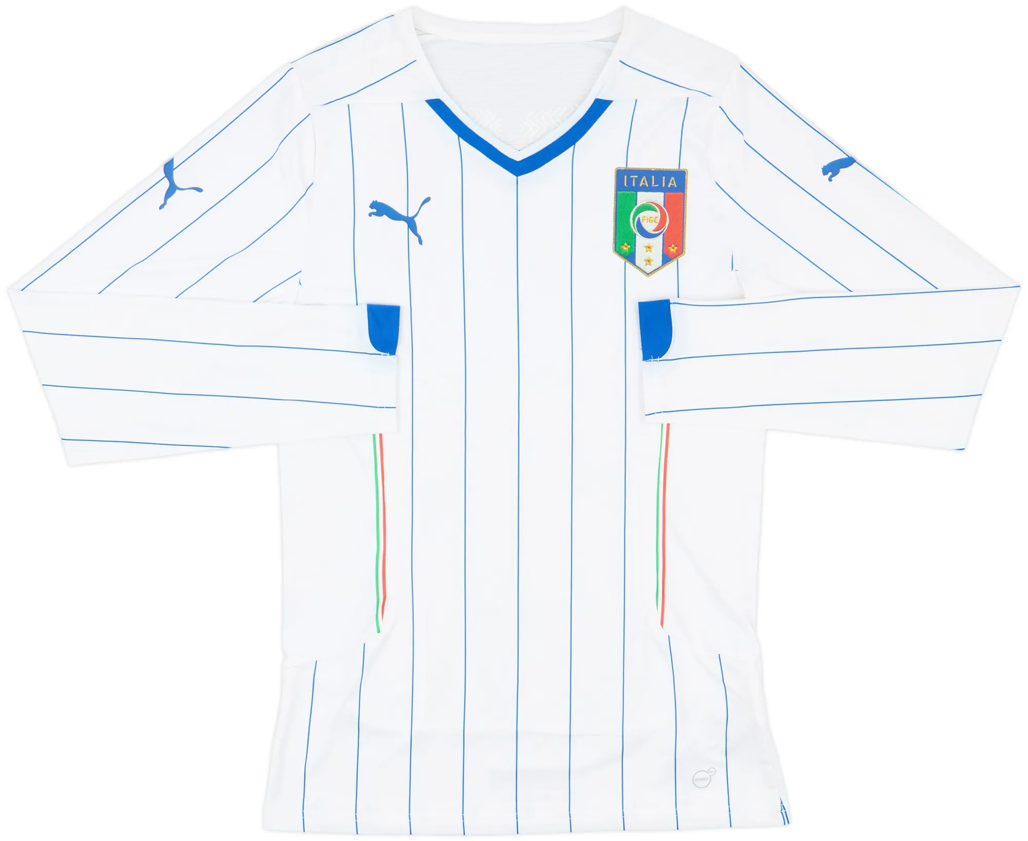 Puma Italy Mens LS Player Issue Away Shirt 2014