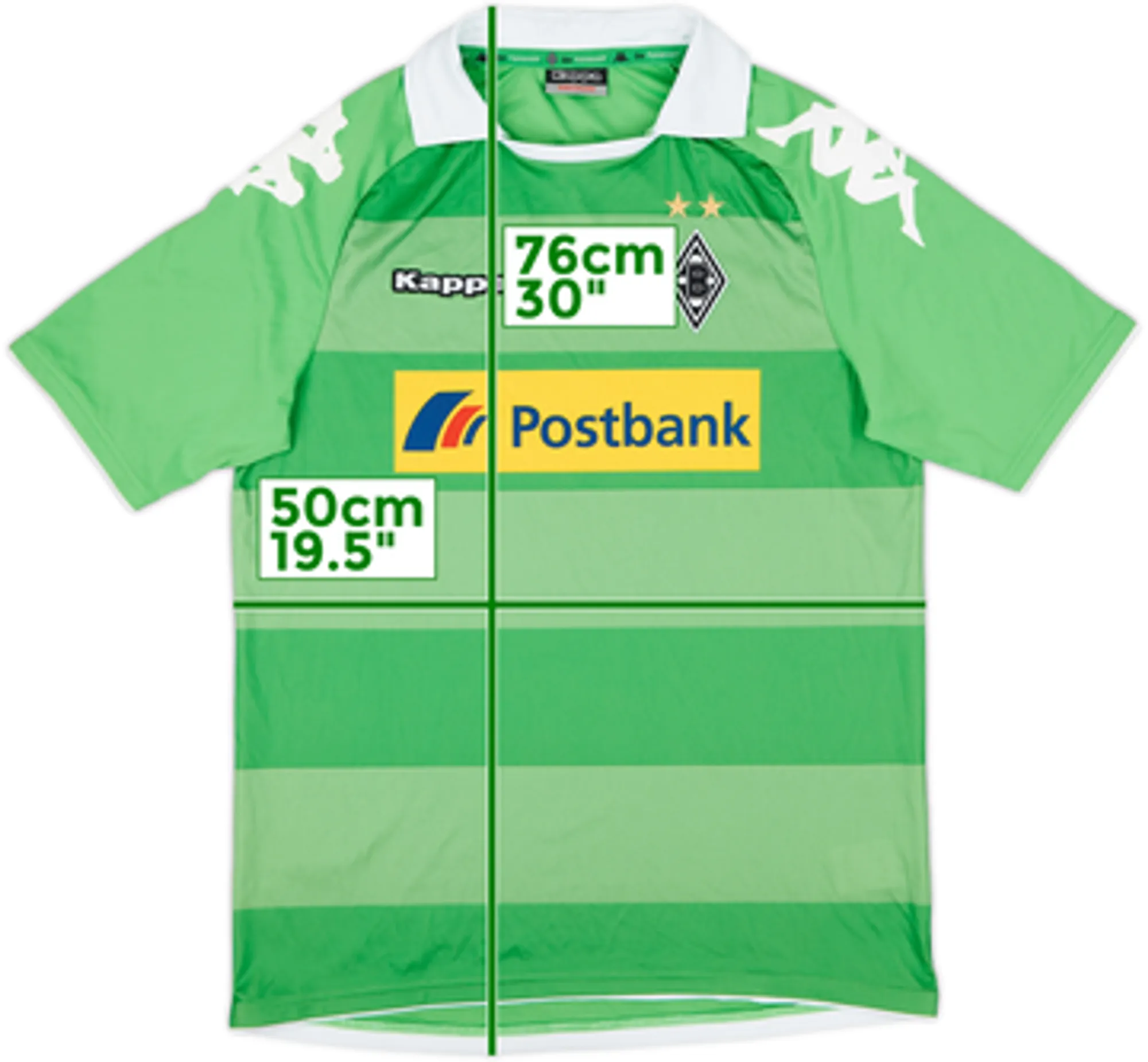 Kappa Borussia Monchengladbach Mens SS Away Shirt 2013/14