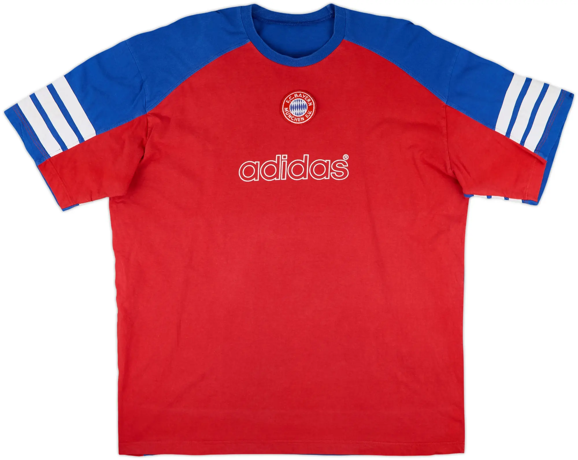 adidas Bayern Munich Mens SS Home Shirt 1995/96