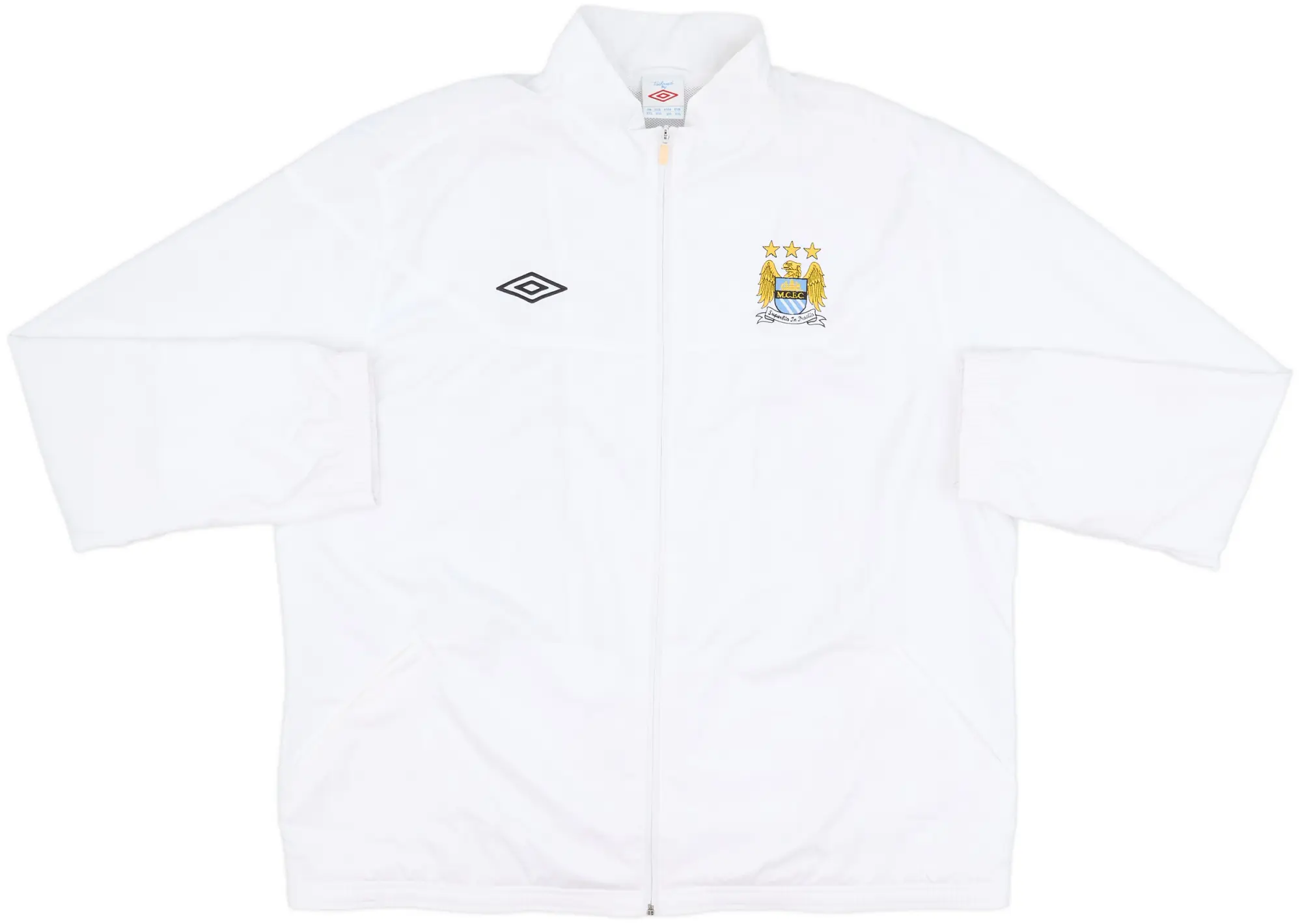 2010-11 Manchester City Umbro Track Jacket - 8/10 - (XXL)