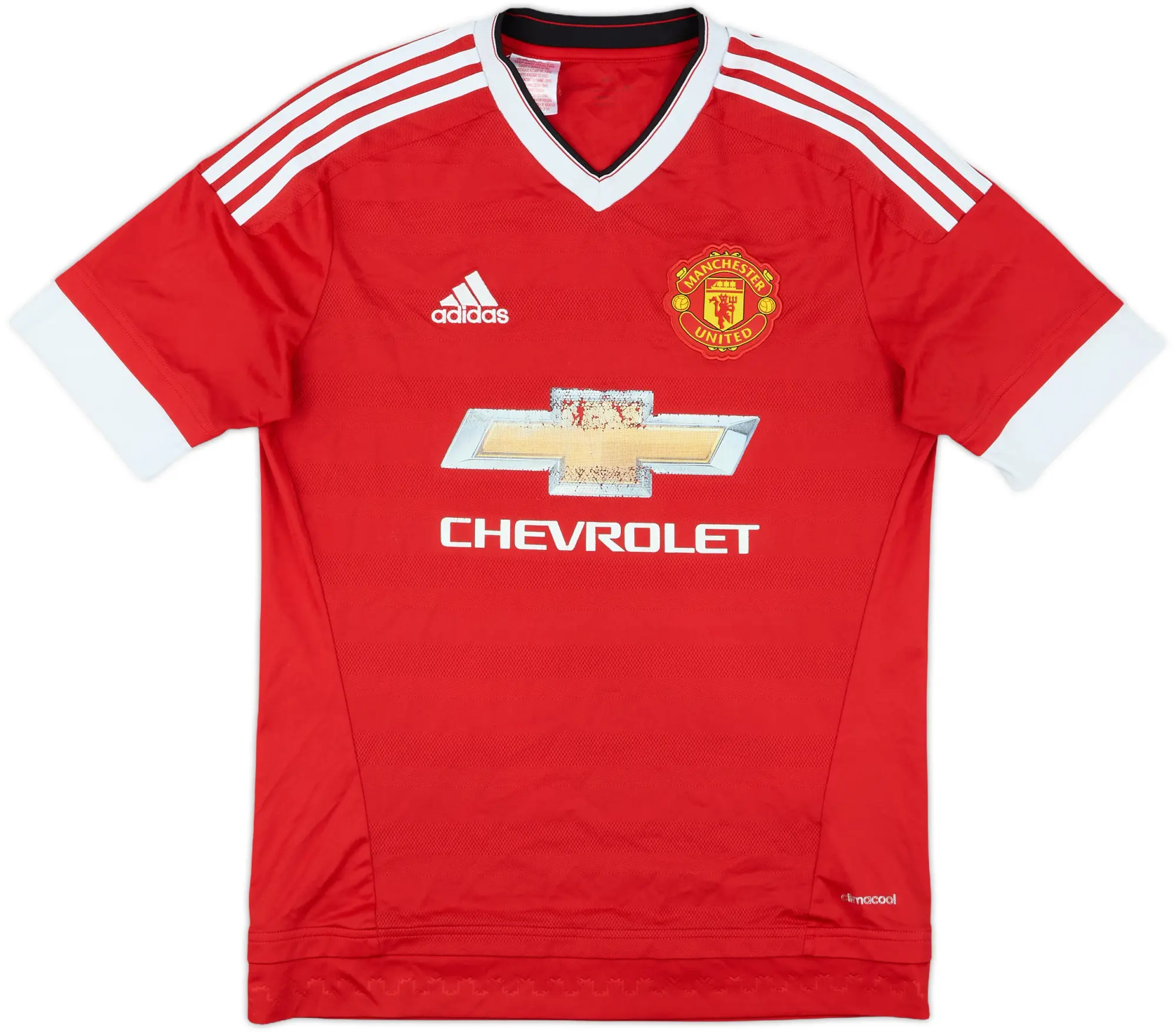 adidas Manchester United Boys SS Home Shirt 2015/16