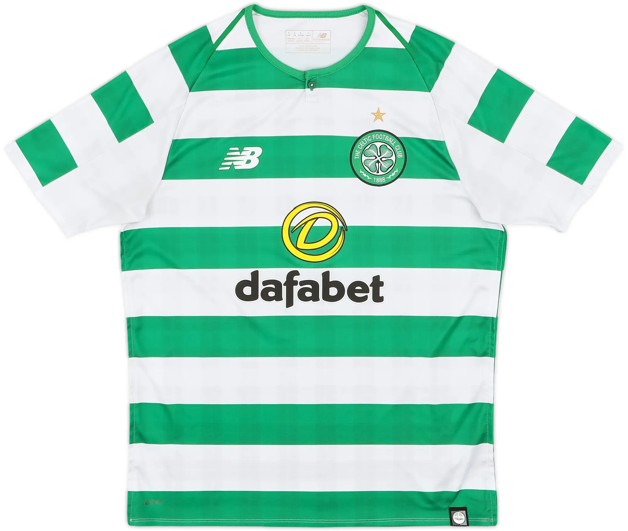 NewBalance Celtic Mens SS Home Shirt 2018/19