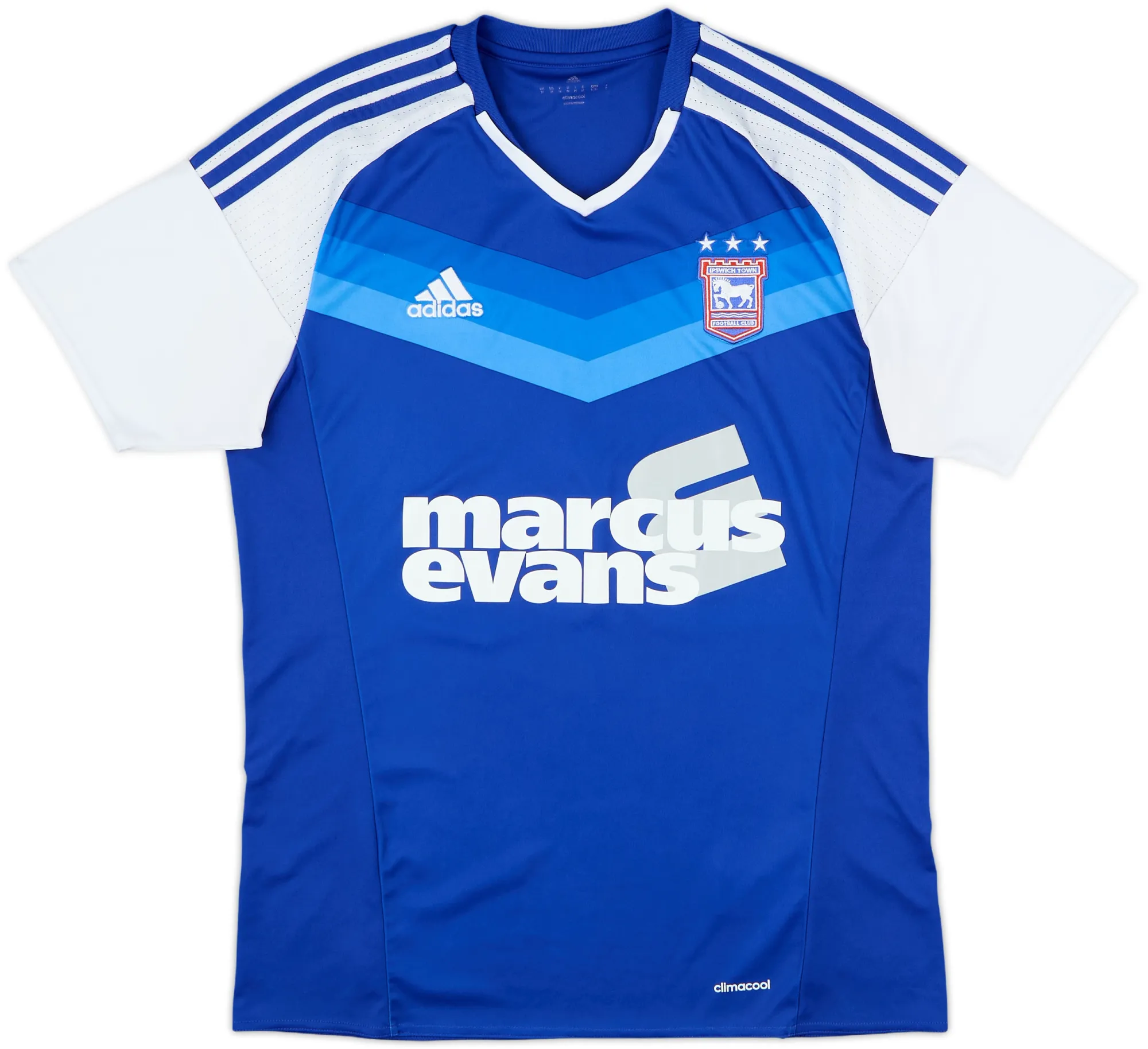 adidas Ipswich Town Mens SS Home Shirt 2016/17