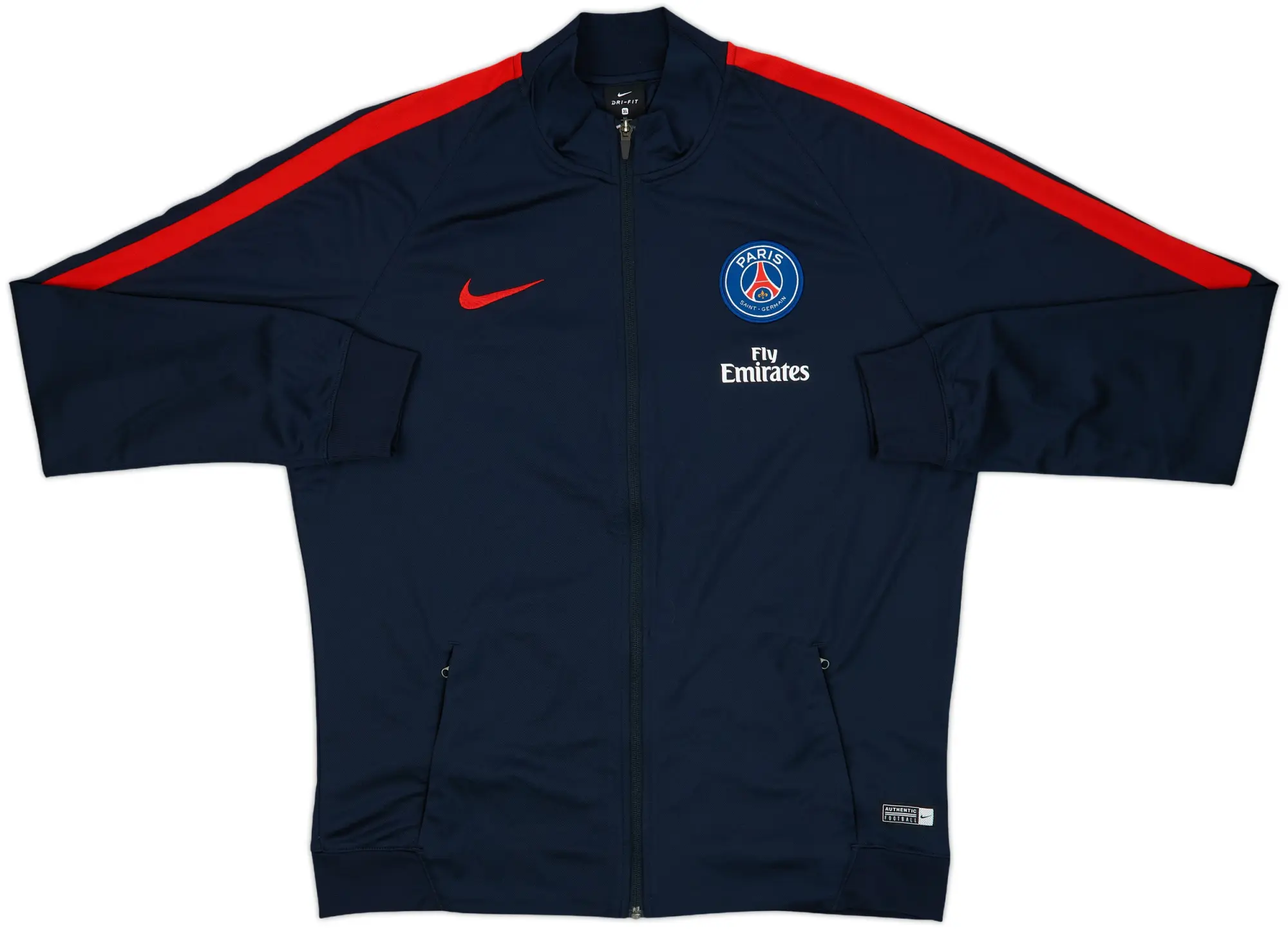 2016-17 Paris Saint-Germain Nike Track Jacket - 8/10 - (XL)