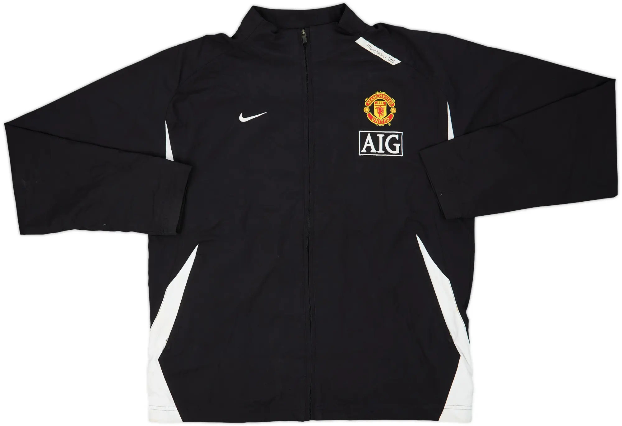 2007-08 Manchester United Nike Track Jacket - 7/10 - (XL)