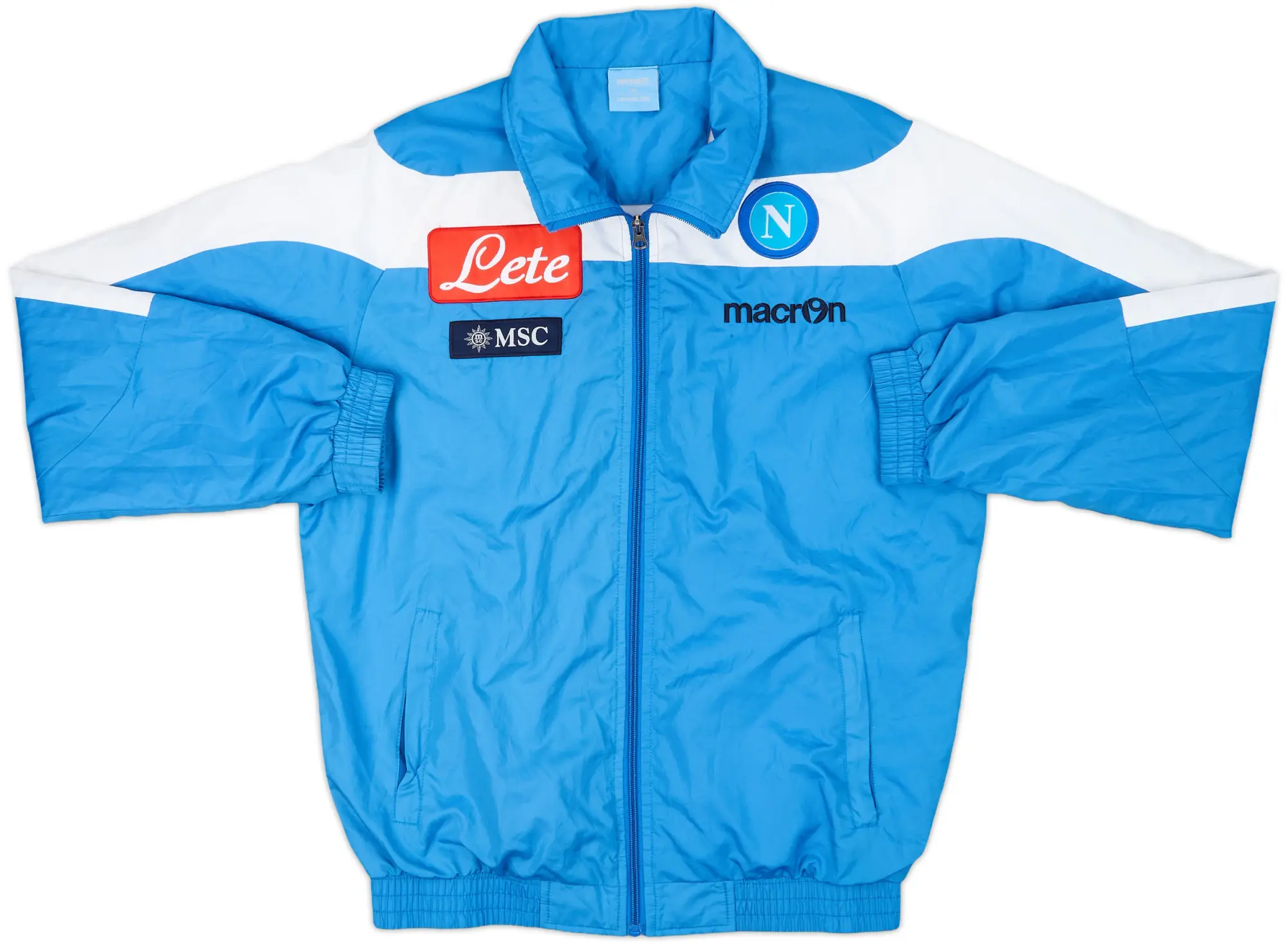 2011-12 Napoli Macron Track Jacket - 8/10 - (M)