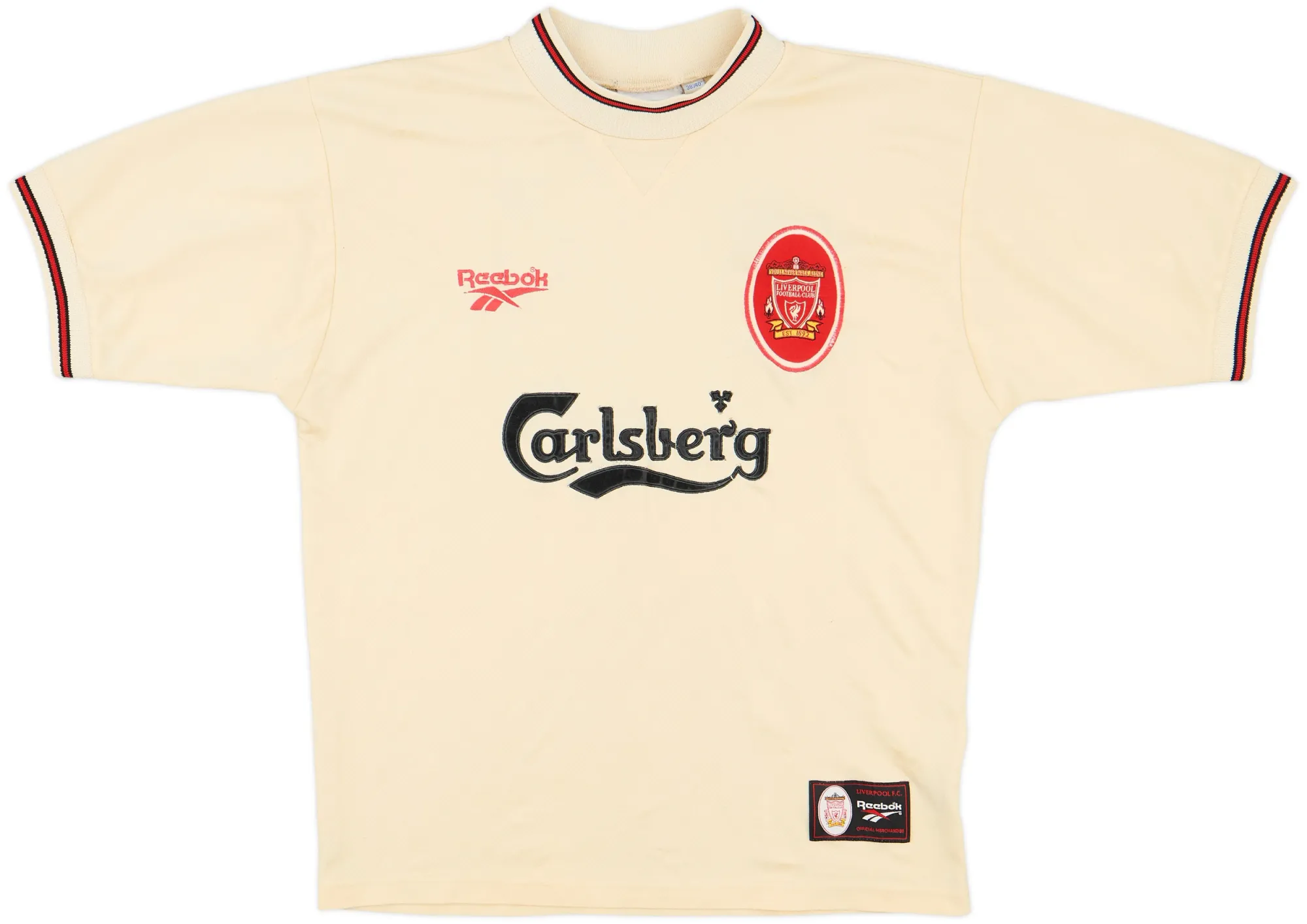 Reebok Liverpool Mens SS Away Shirt 1996/97